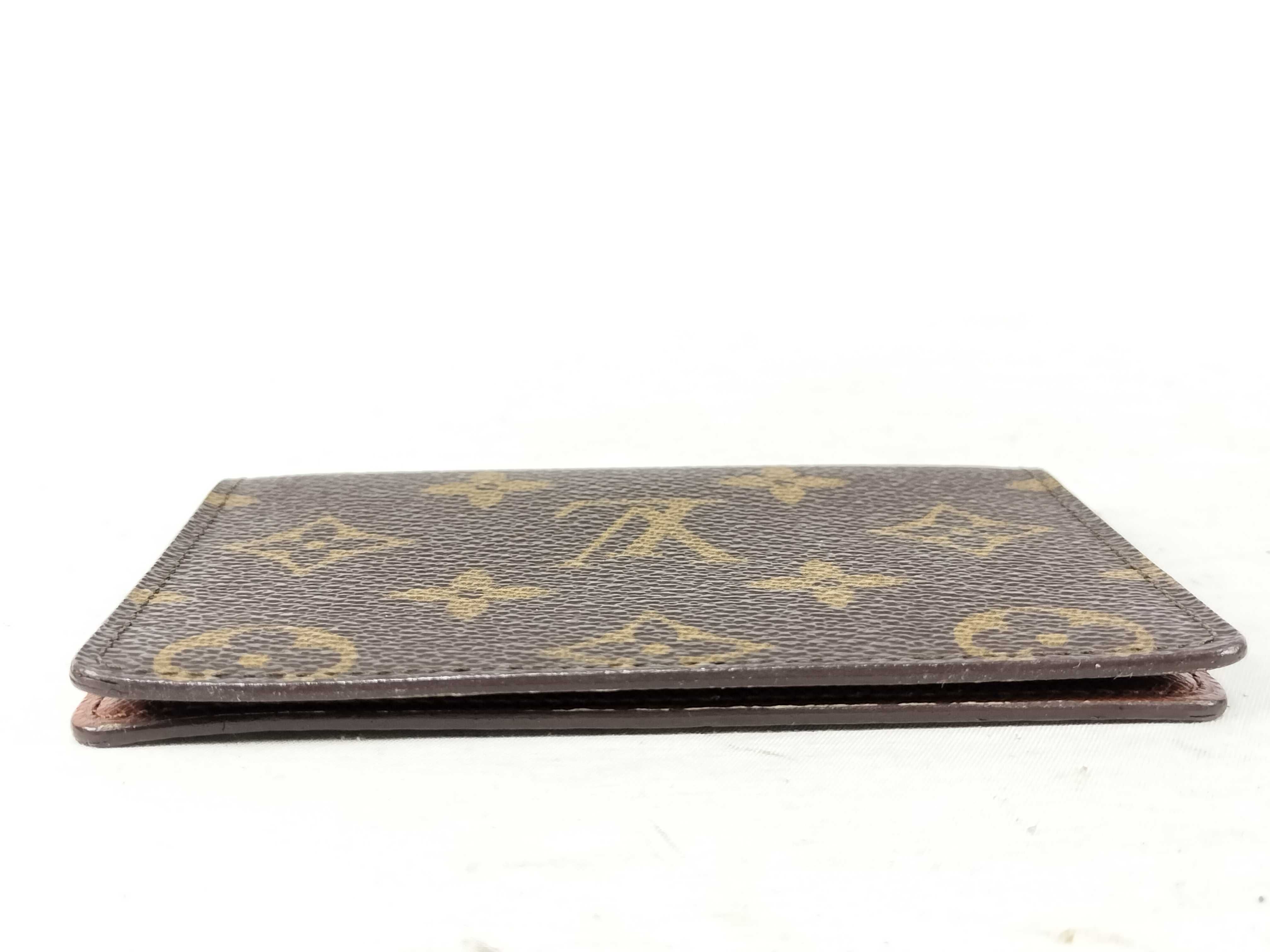Monogram Louis Vuitton Monogram Pass Case Card Case — view 3