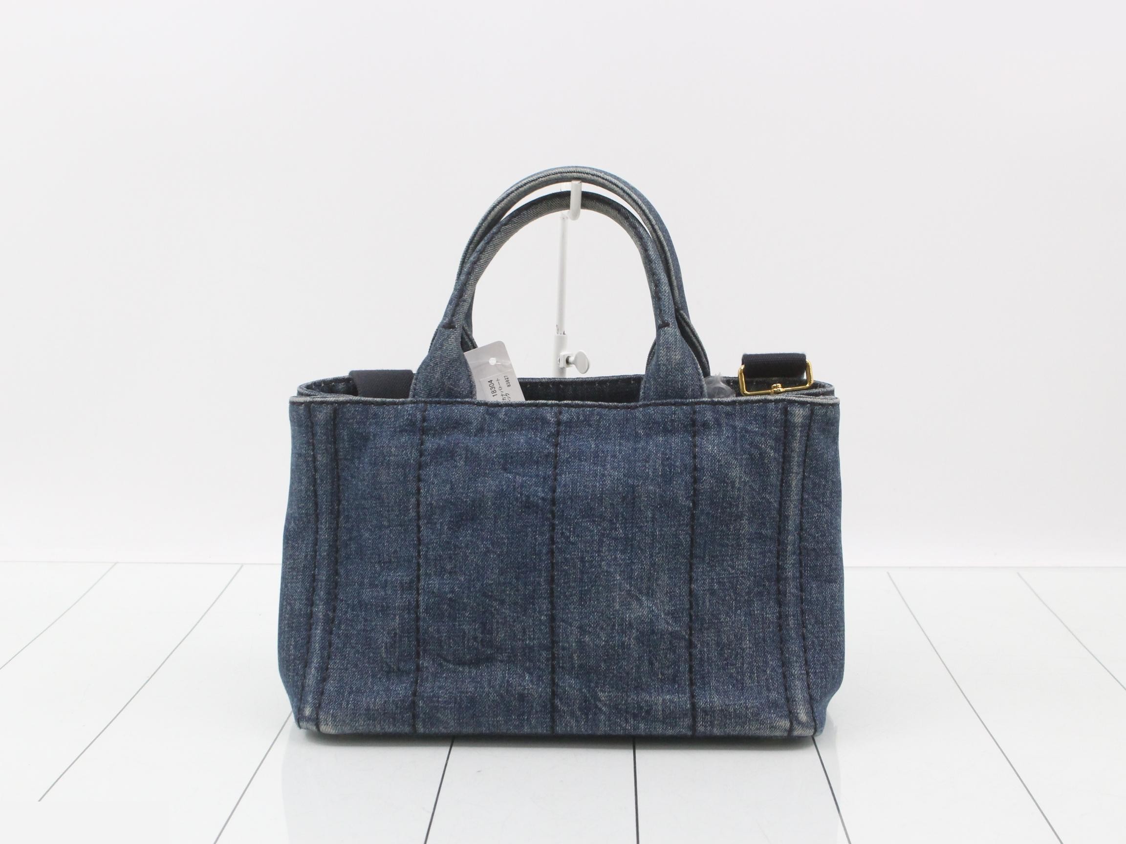 Denim Canapa Tote 2-Way Bag — view 2