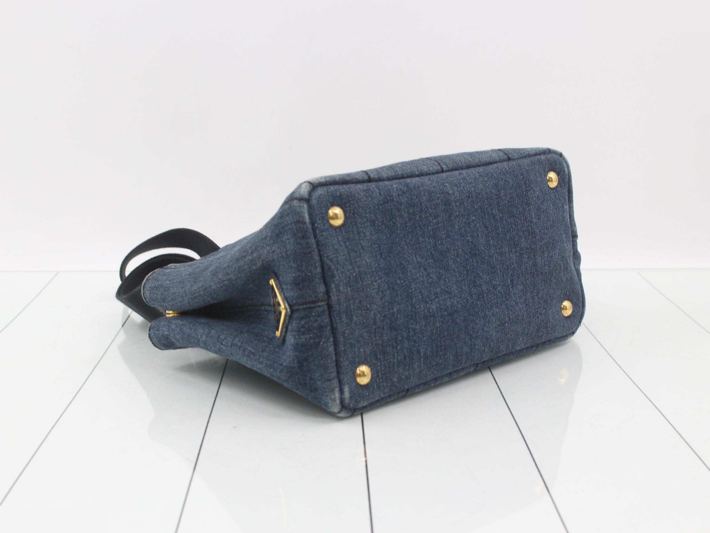 Denim Canapa Tote 2-Way Bag — view 5