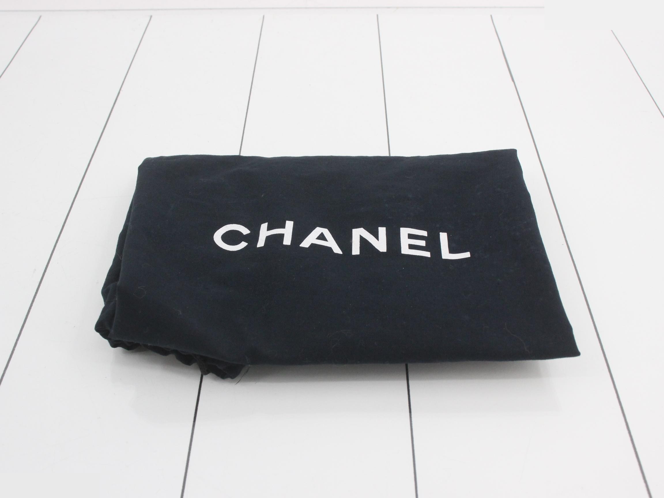Coco Charm Included Matelassé Caviar Skin Tote Bag with Pouch — view 7