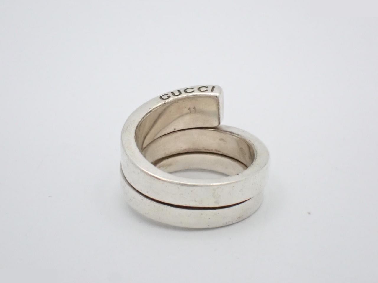 Ring, 925 sterling silver, 10.8g, stamped "11", actual size #9.5 — view 2