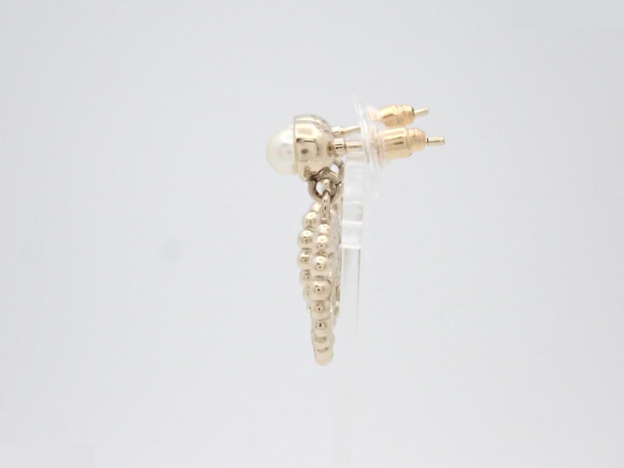 Coco Mark Gold Earrings C25P — view 3