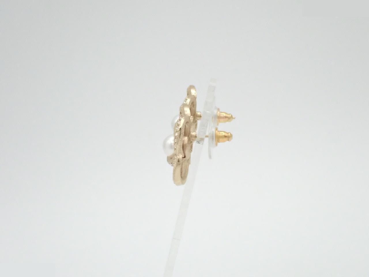 Camellia earrings — view 3