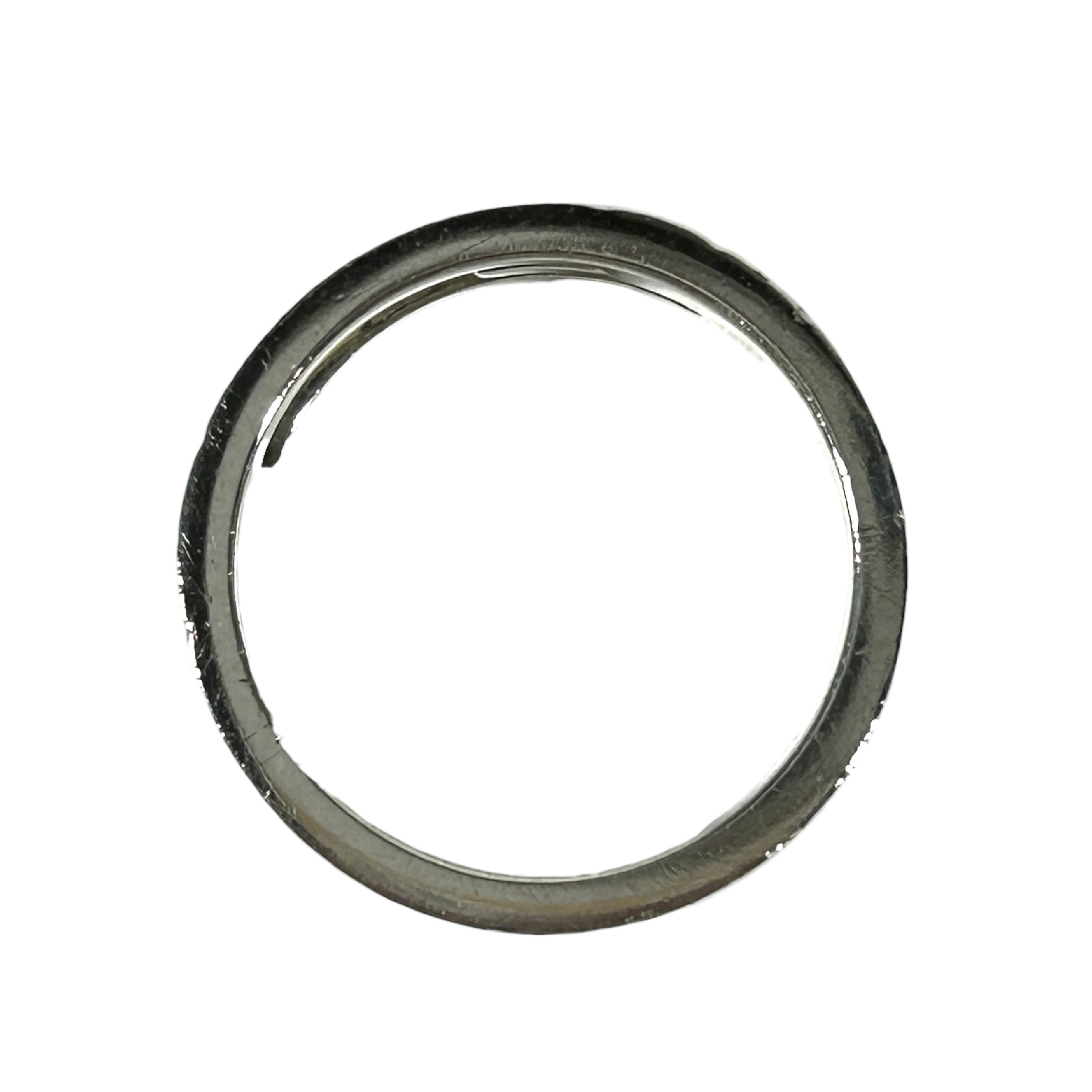 ring, G logo cutout, branded G, sterling silver 925, size 13. — view 6