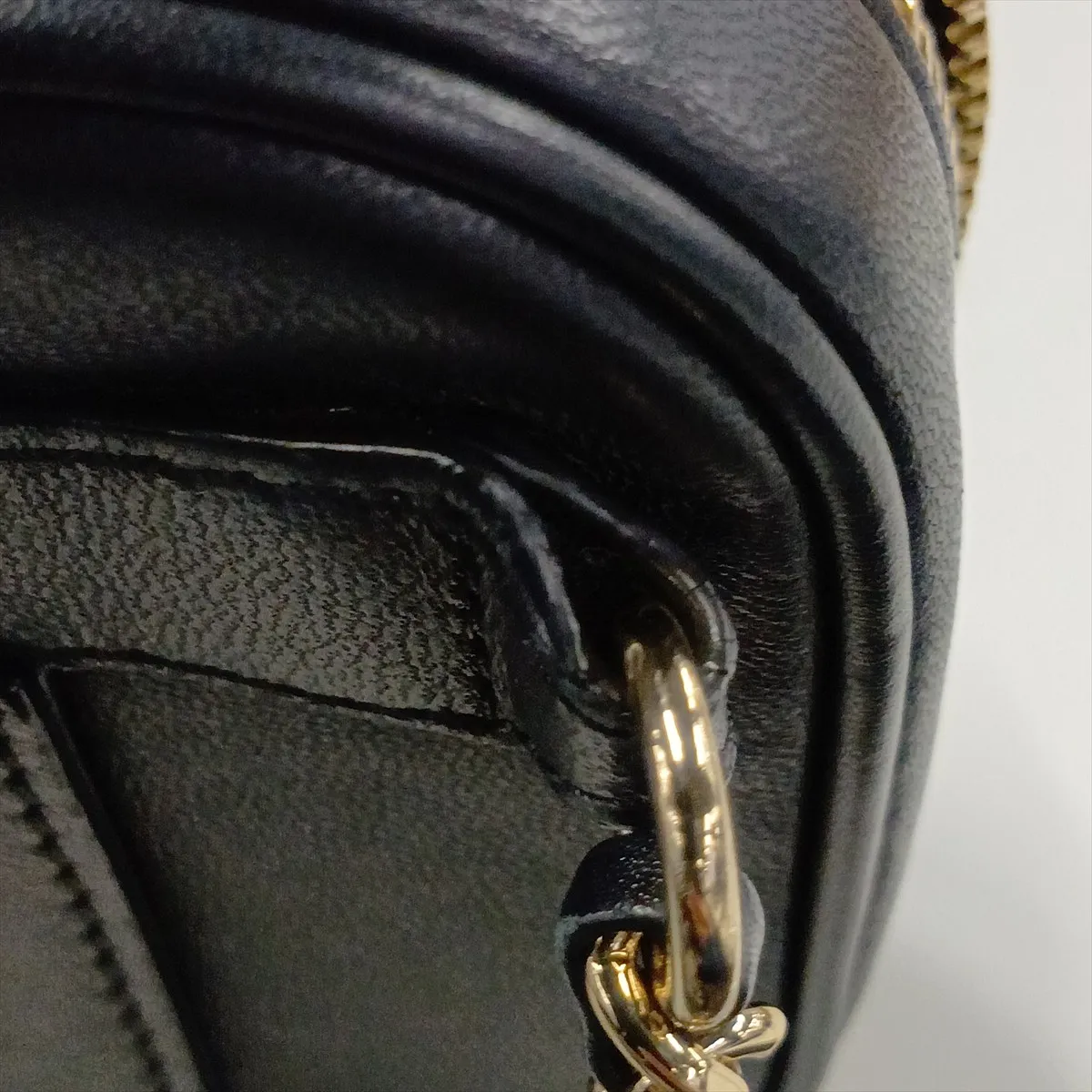 Coco Mark Lambskin Body Bag, Black with Gold Hardware, 27488833, serial number in the 27 range. — view 12