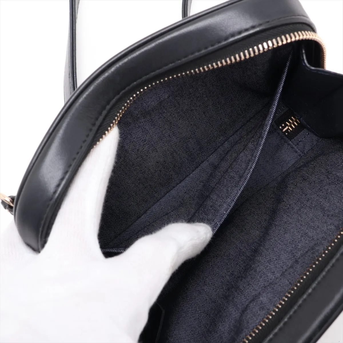 Coco Mark Lambskin Body Bag, Black with Gold Hardware, 27488833, serial number in the 27 range. — view 7