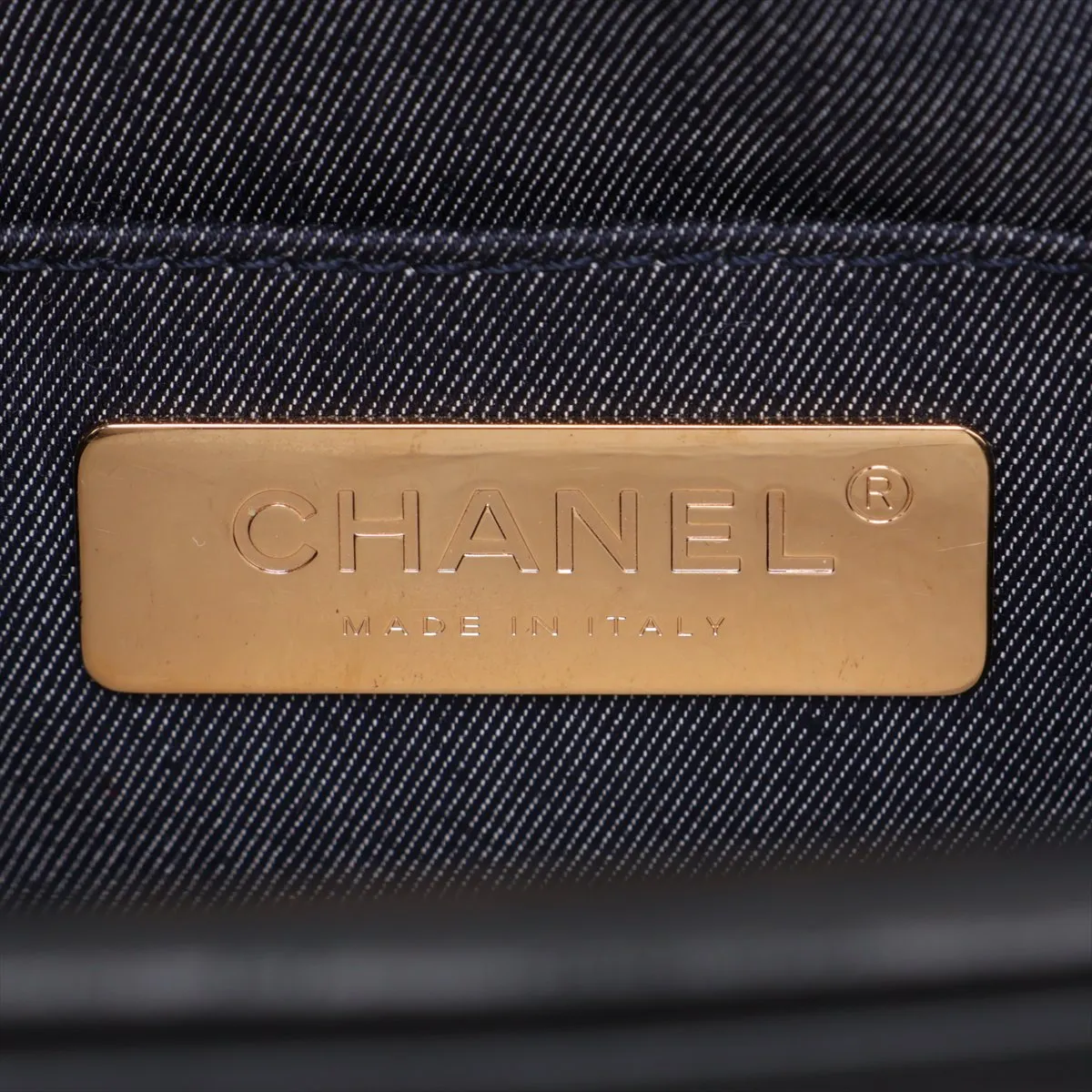 Coco Mark Lambskin Body Bag, Black with Gold Hardware, 27488833, serial number in the 27 range. — view 9