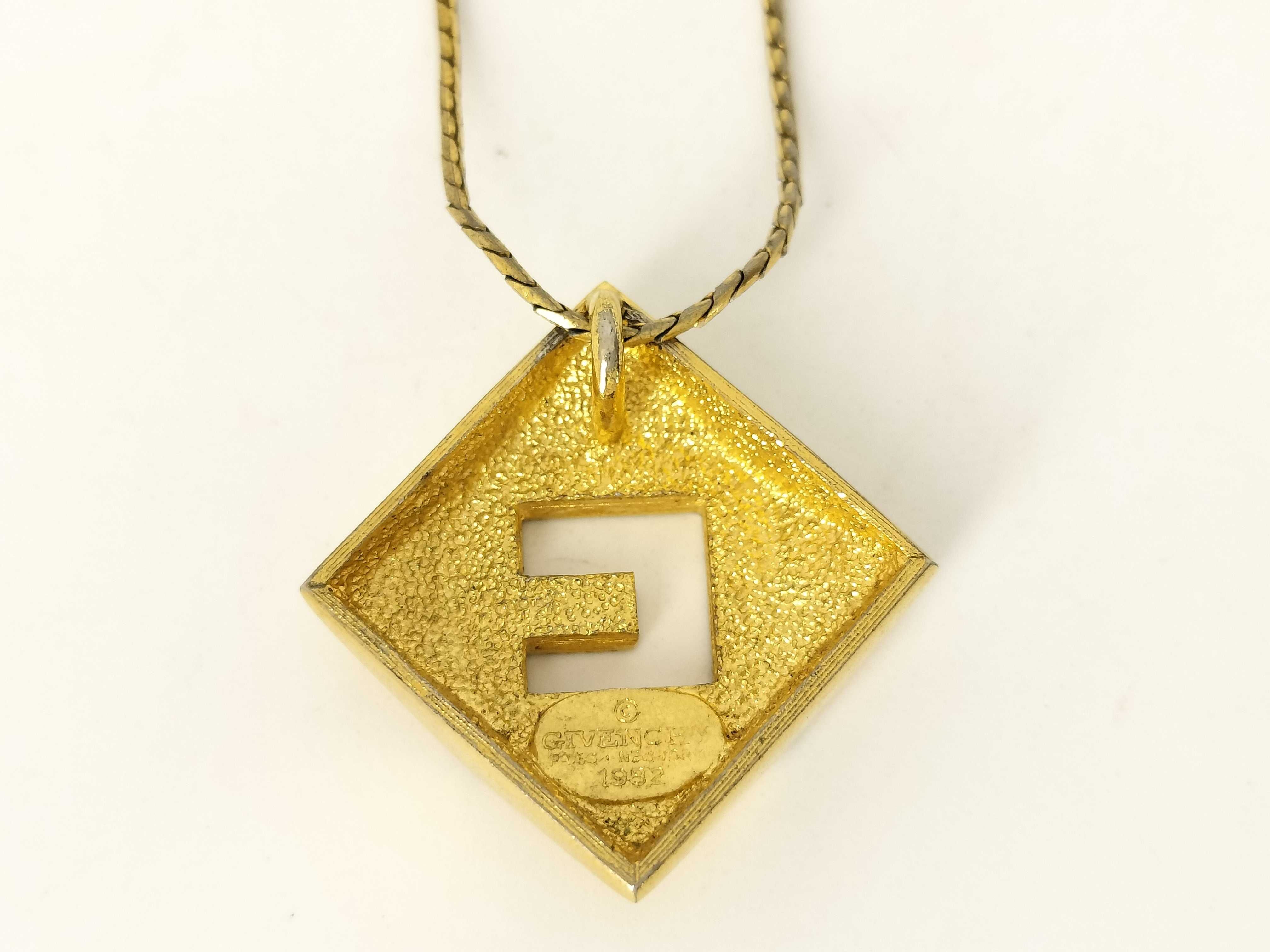 Vintage Gold Rhinestone Necklace — view 2