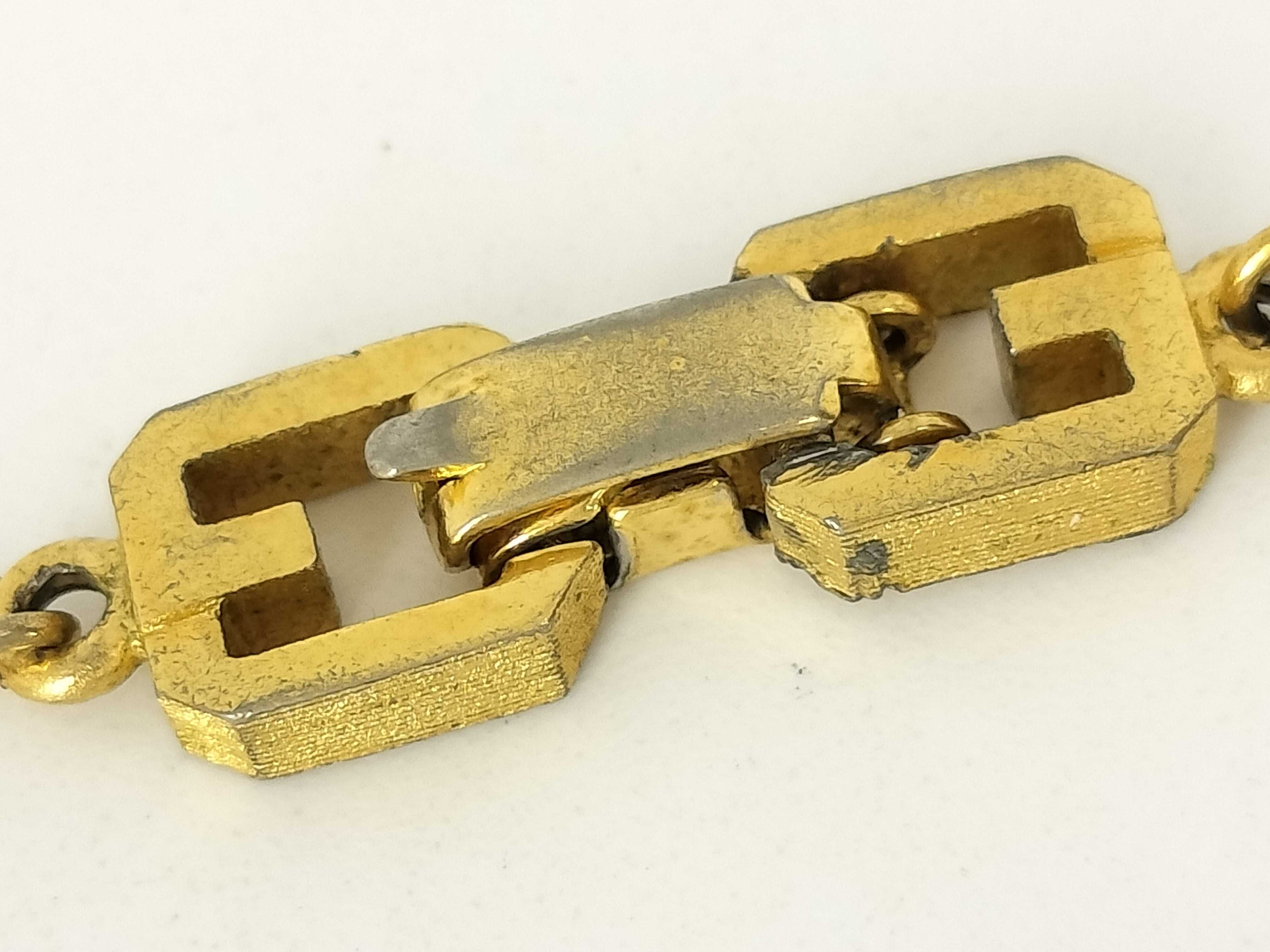 Vintage Gold Rhinestone Necklace — view 4