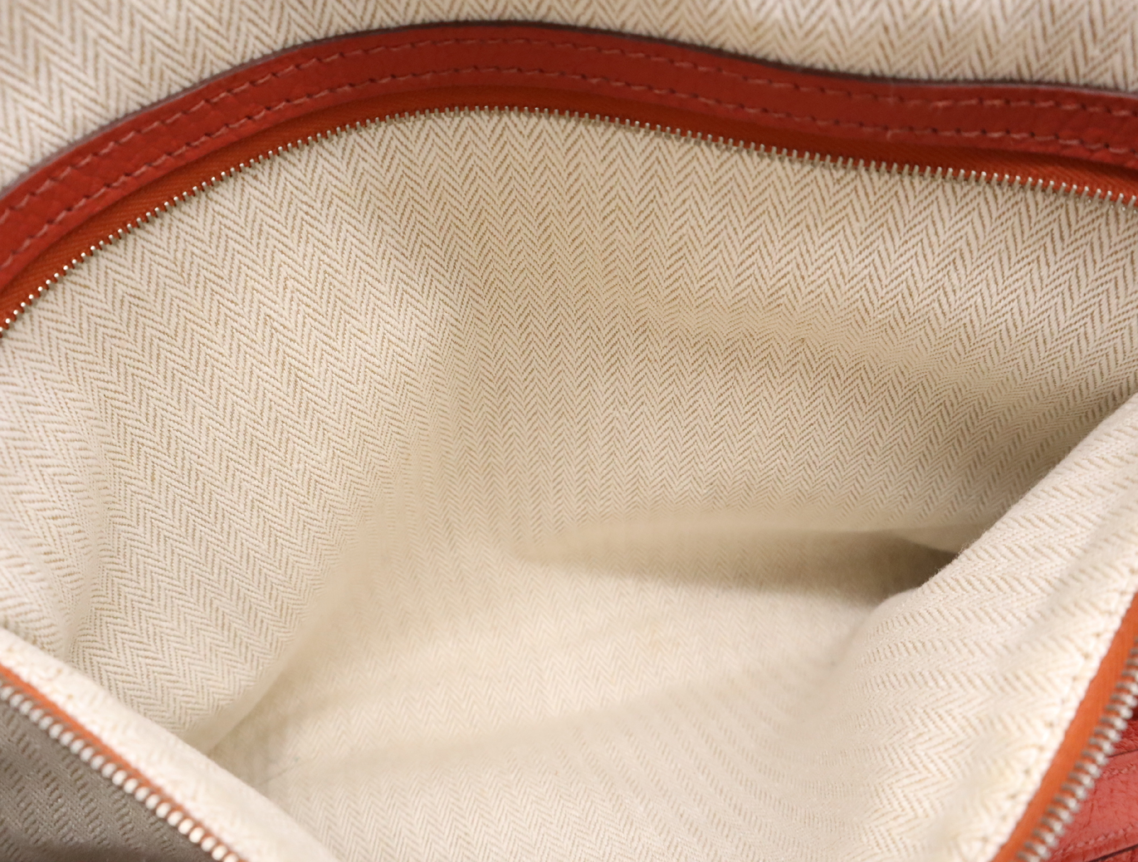 Leather Garden Party PM Tote Bag, Capucines, R stamp, 2014 model. — view 15