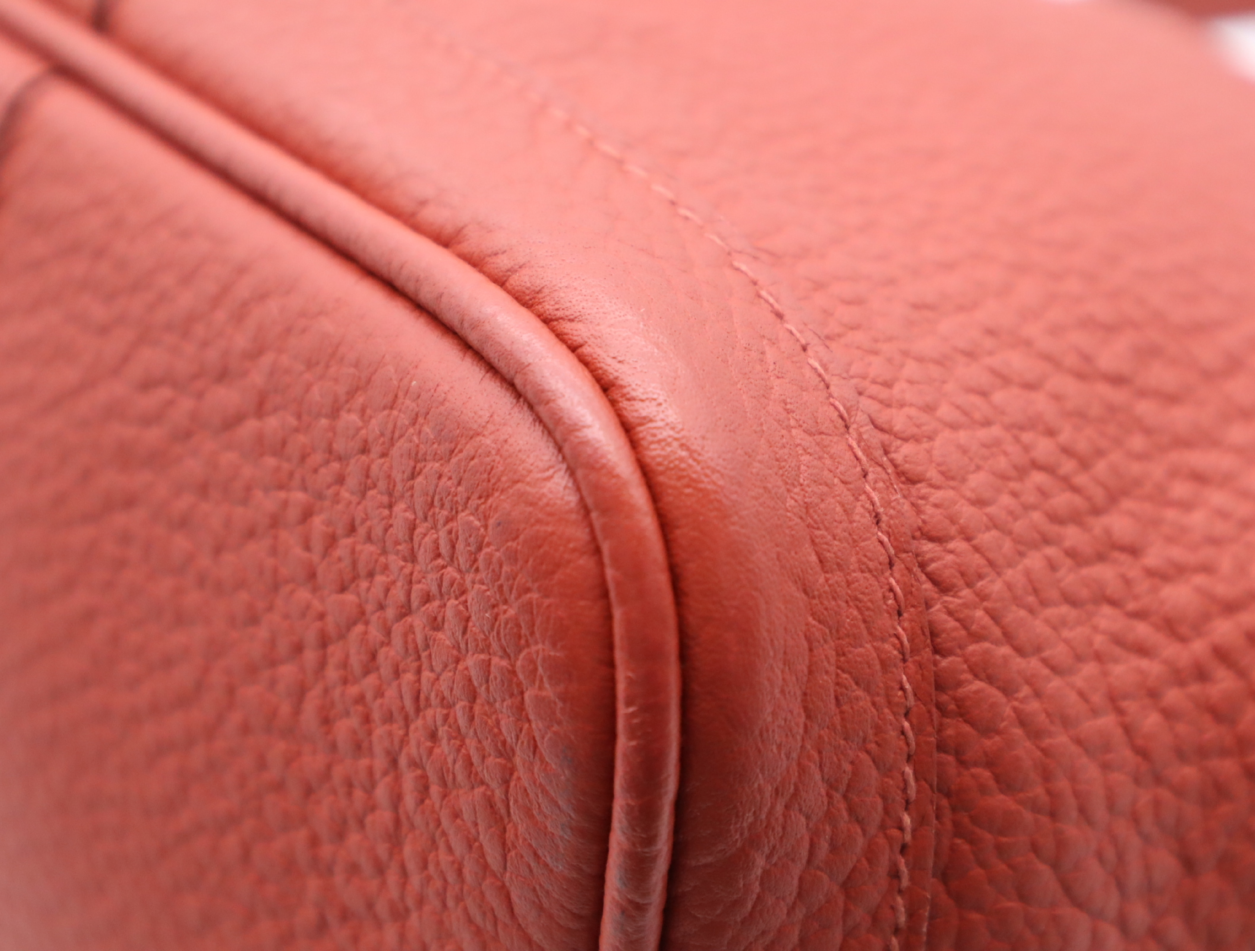 Leather Garden Party PM Tote Bag, Capucines, R stamp, 2014 model. — view 7