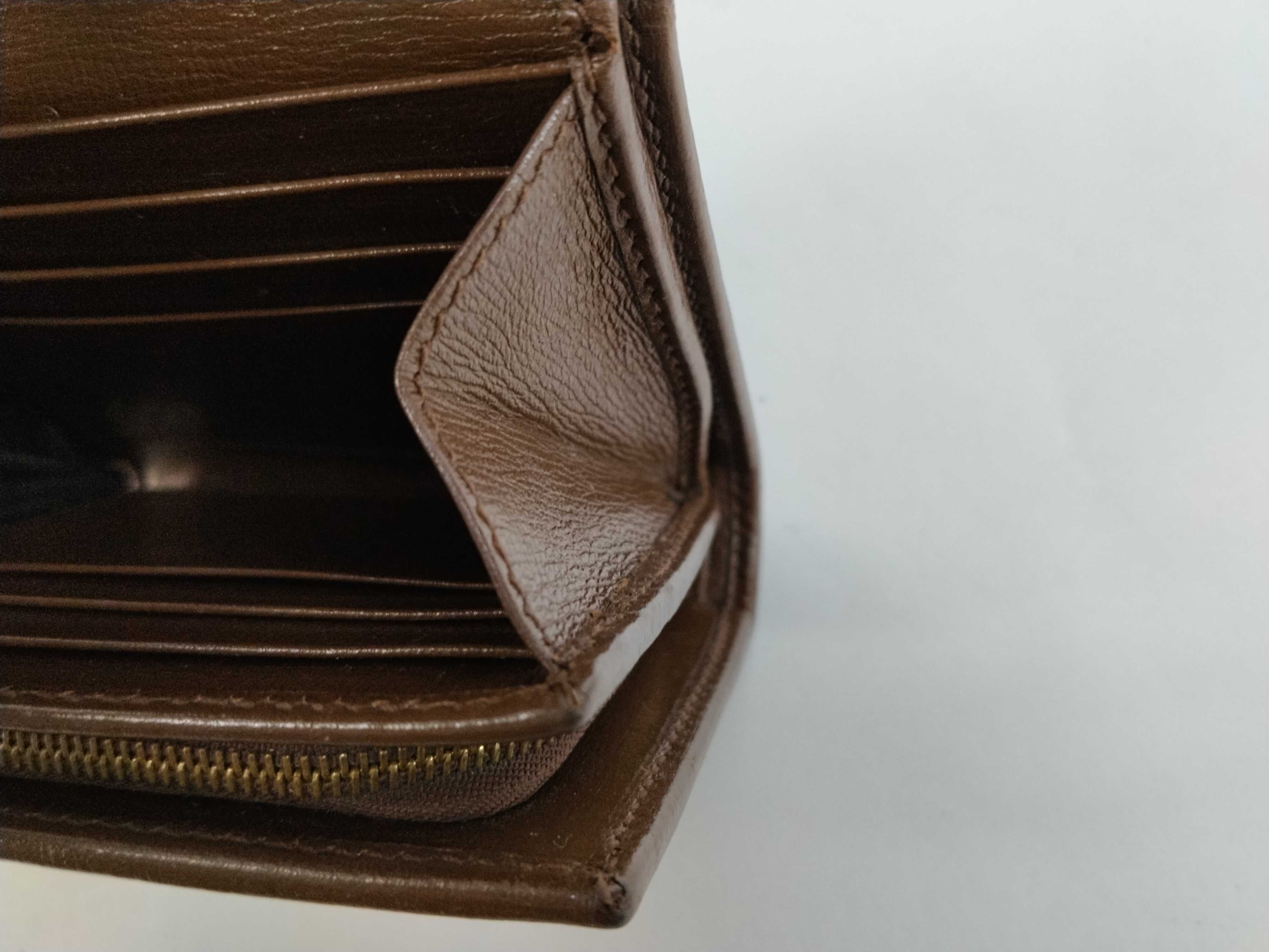 GG Canvas Tri-fold Wallet with GG Pattern and Horsebit Design — view 12