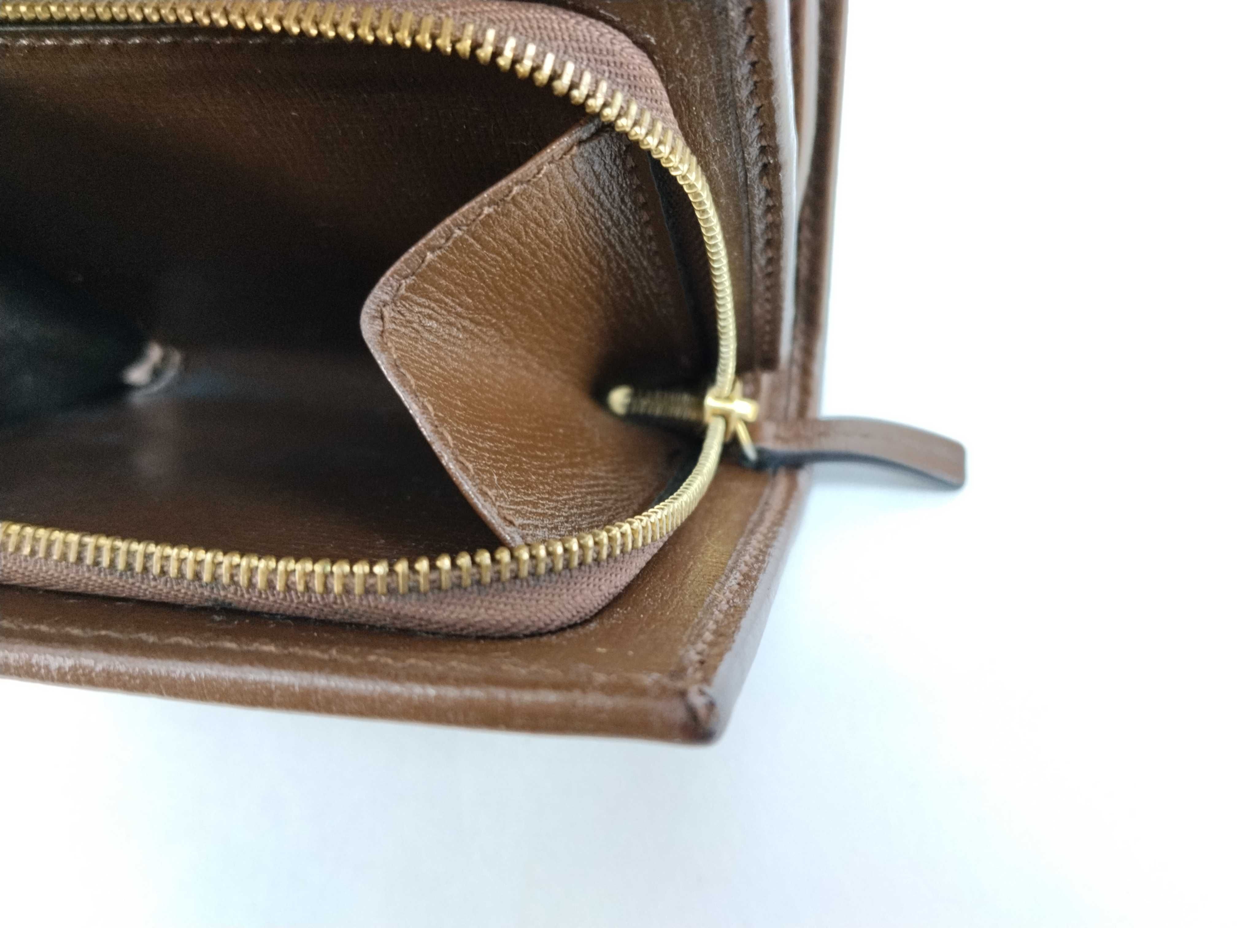 GG Canvas Tri-fold Wallet with GG Pattern and Horsebit Design — view 15