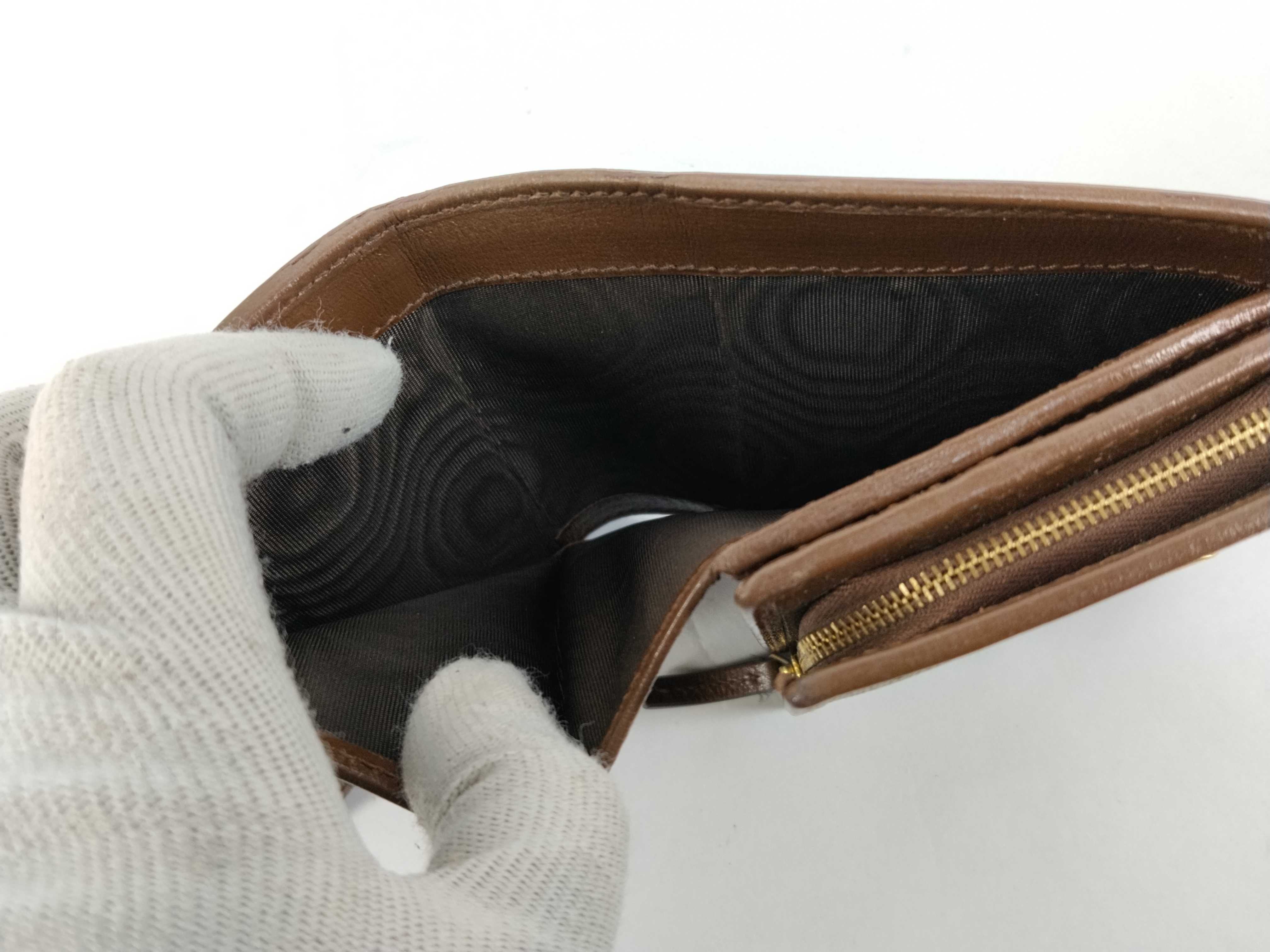 GG Canvas Tri-fold Wallet with GG Pattern and Horsebit Design — view 10