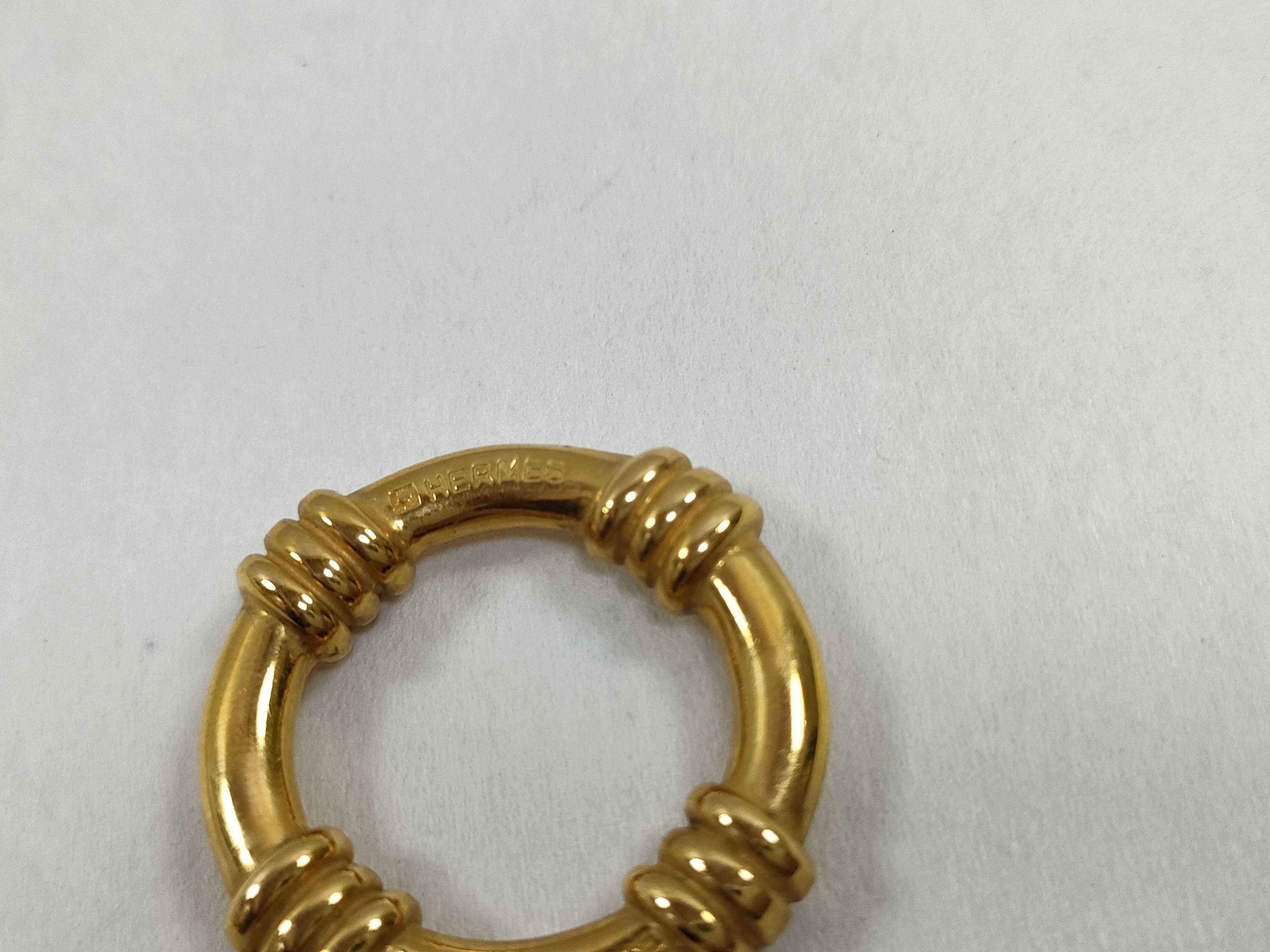 Boué Scarf Ring, Gold Color, with Box, Other Accessories — view 3