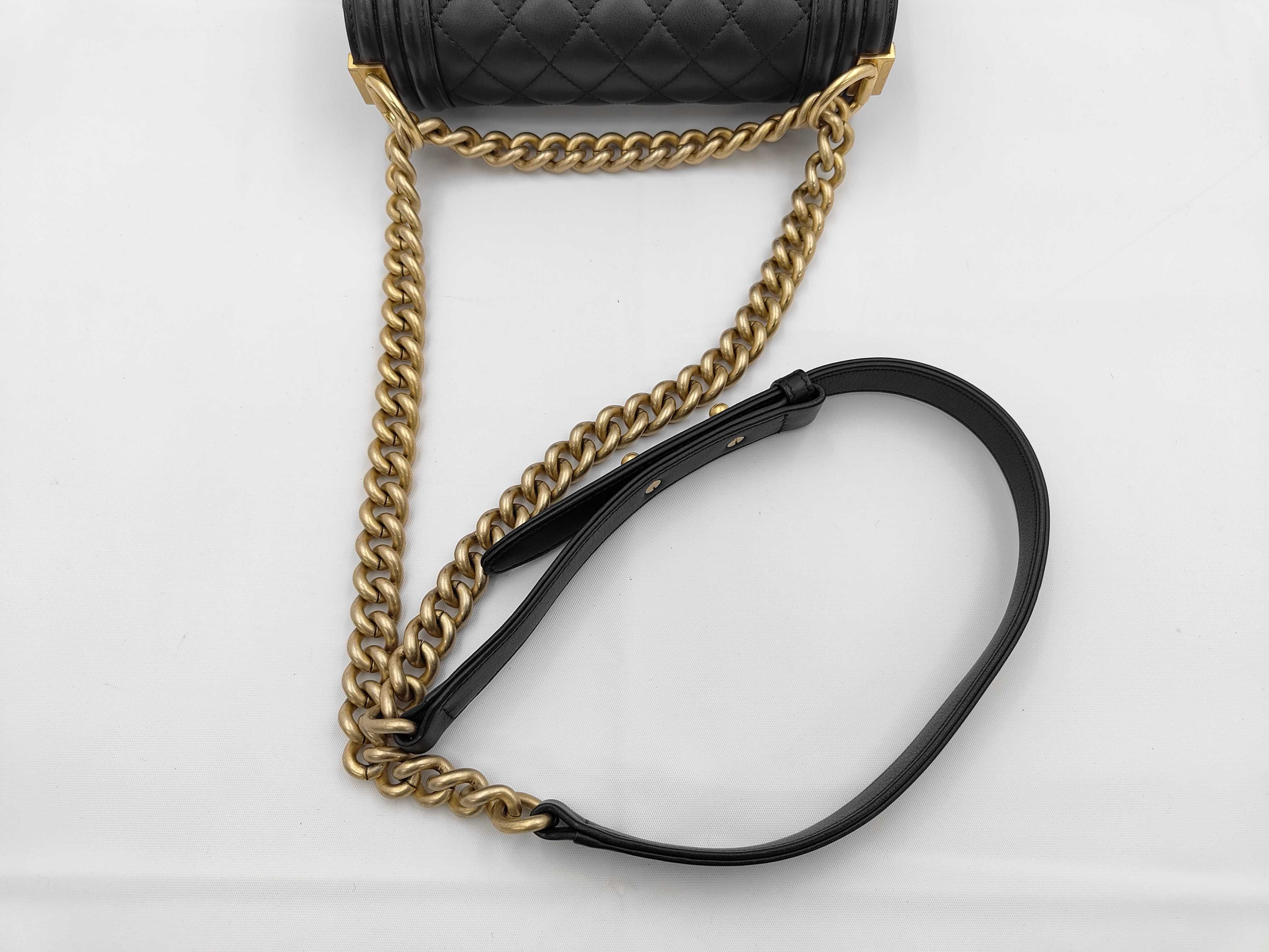 Boy Chanel Matelassé Lambskin Shoulder Bag — view 3