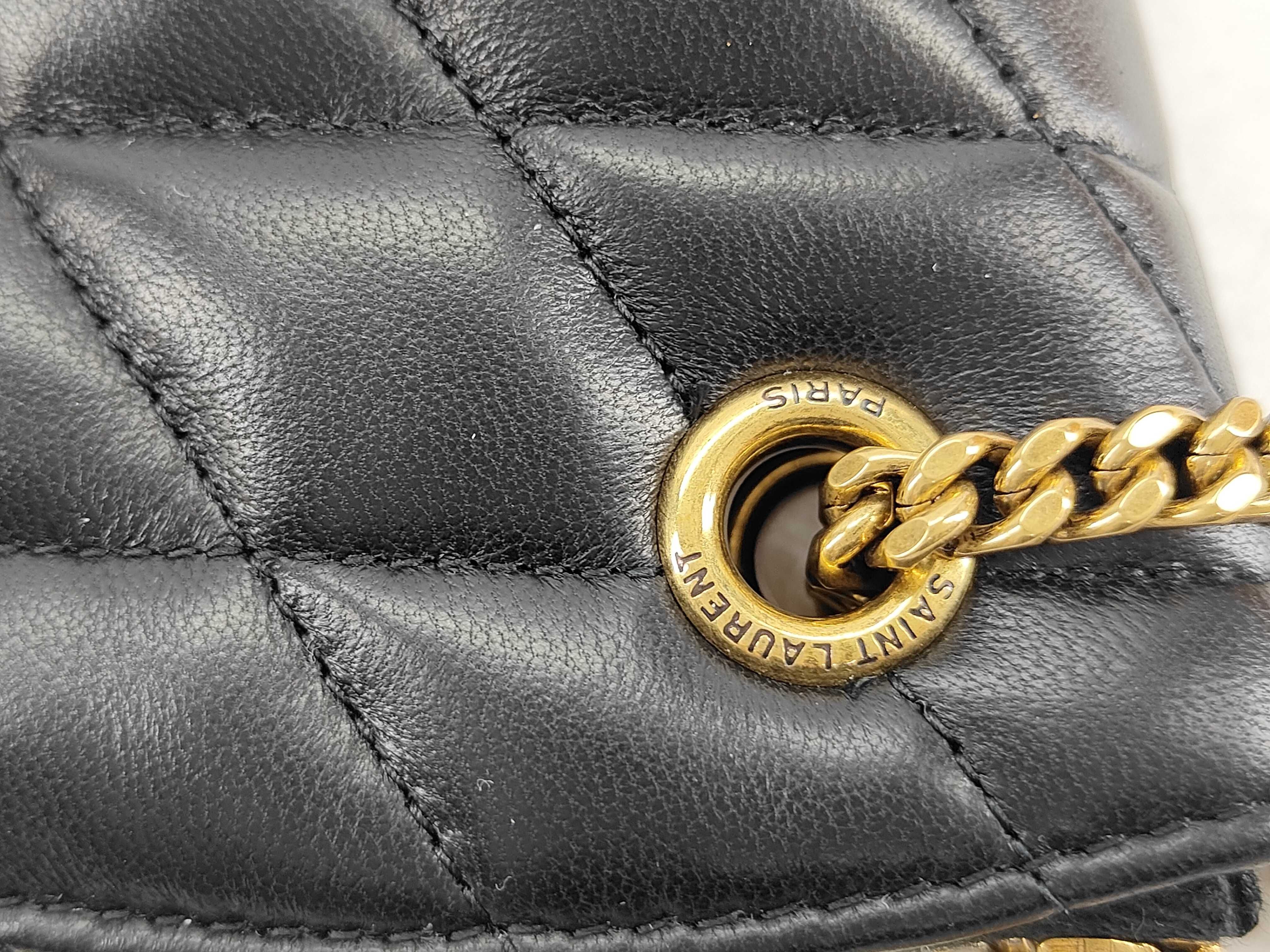 Leather Clutch Bag, Black Pouch — view 4