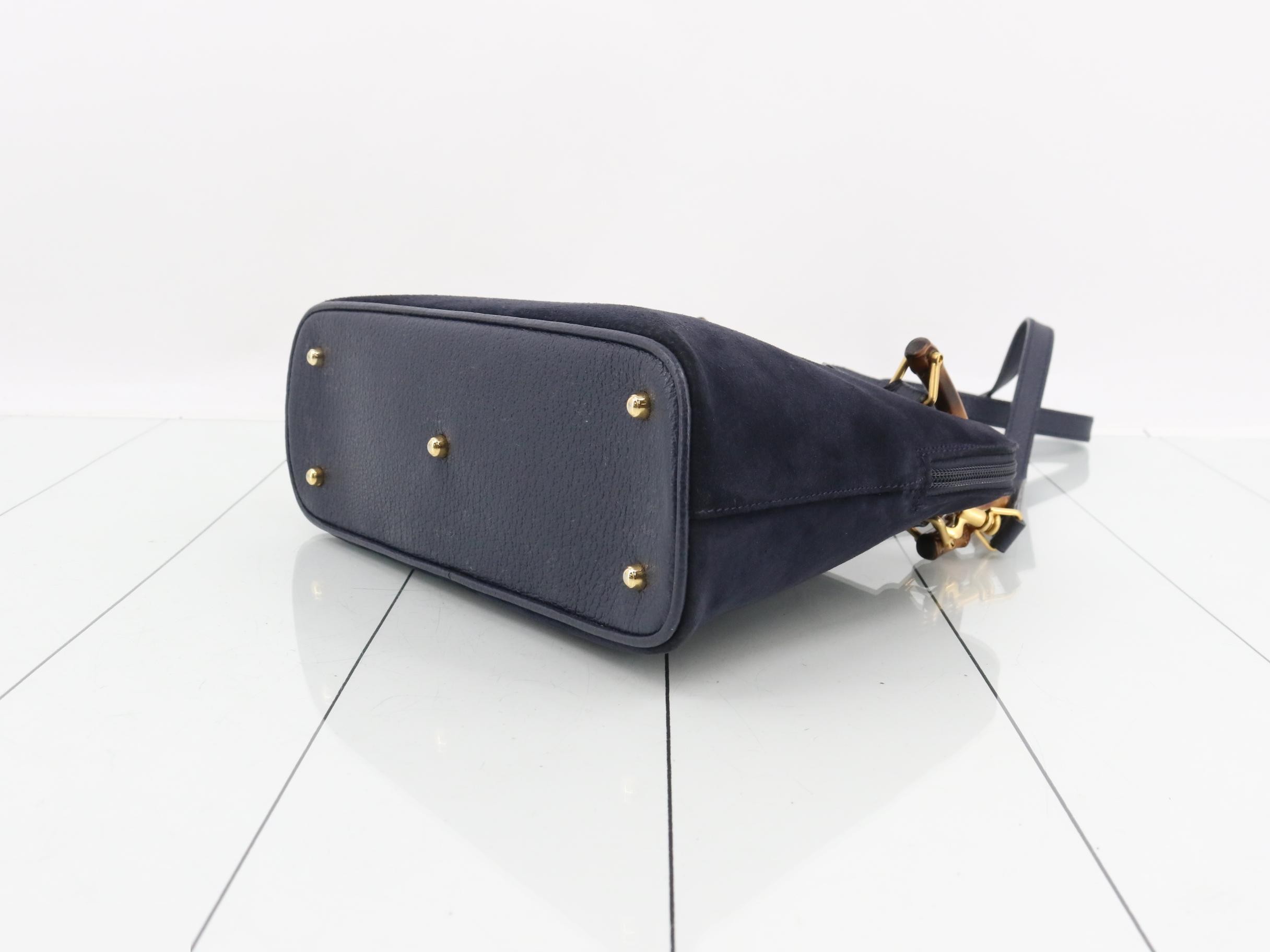 Suede Bamboo 2-Way Handbag 000.1274.0290 — view 6