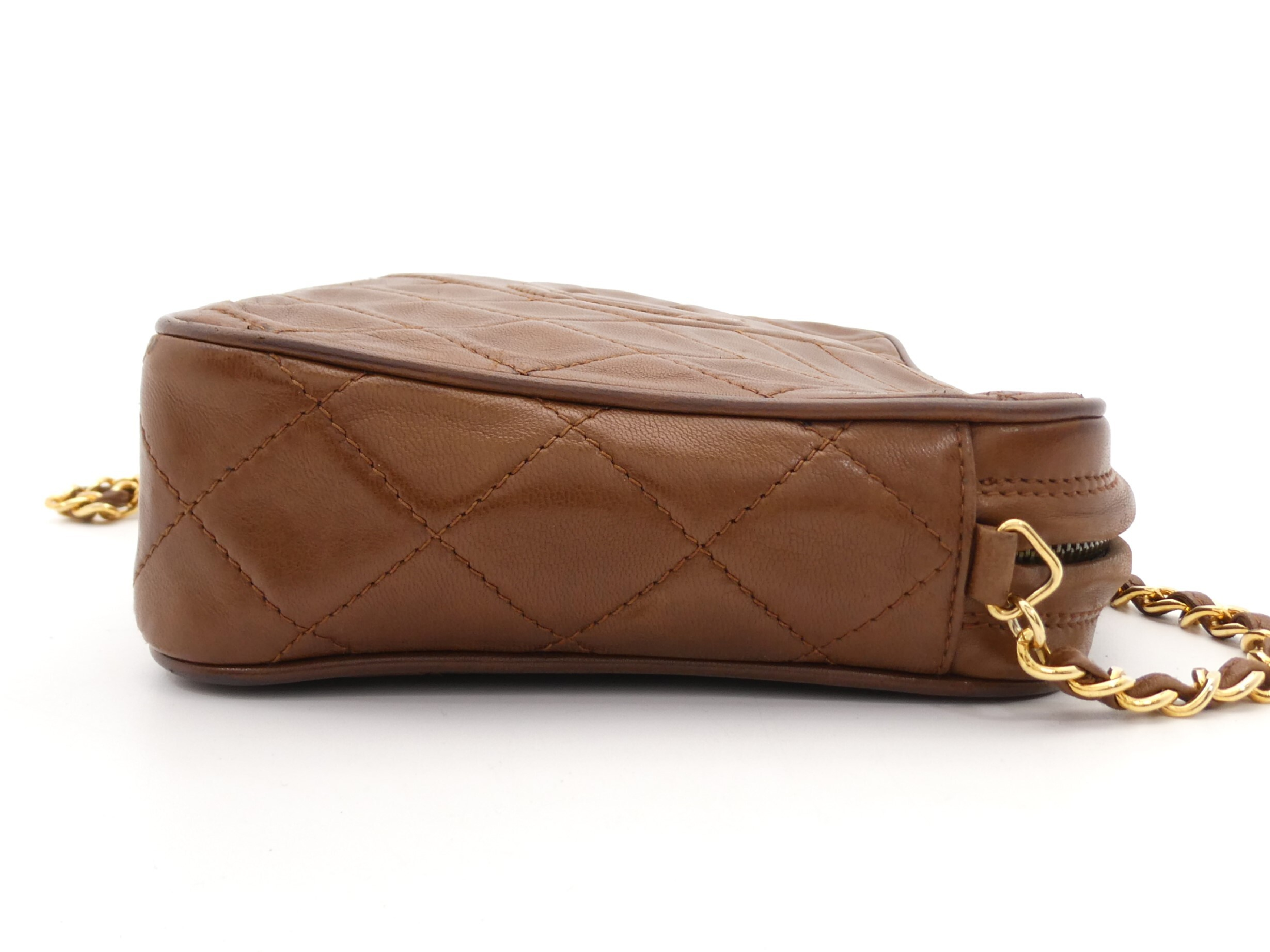 Matelassé Coco Mark Fringe Chain Shoulder Bag — view 4