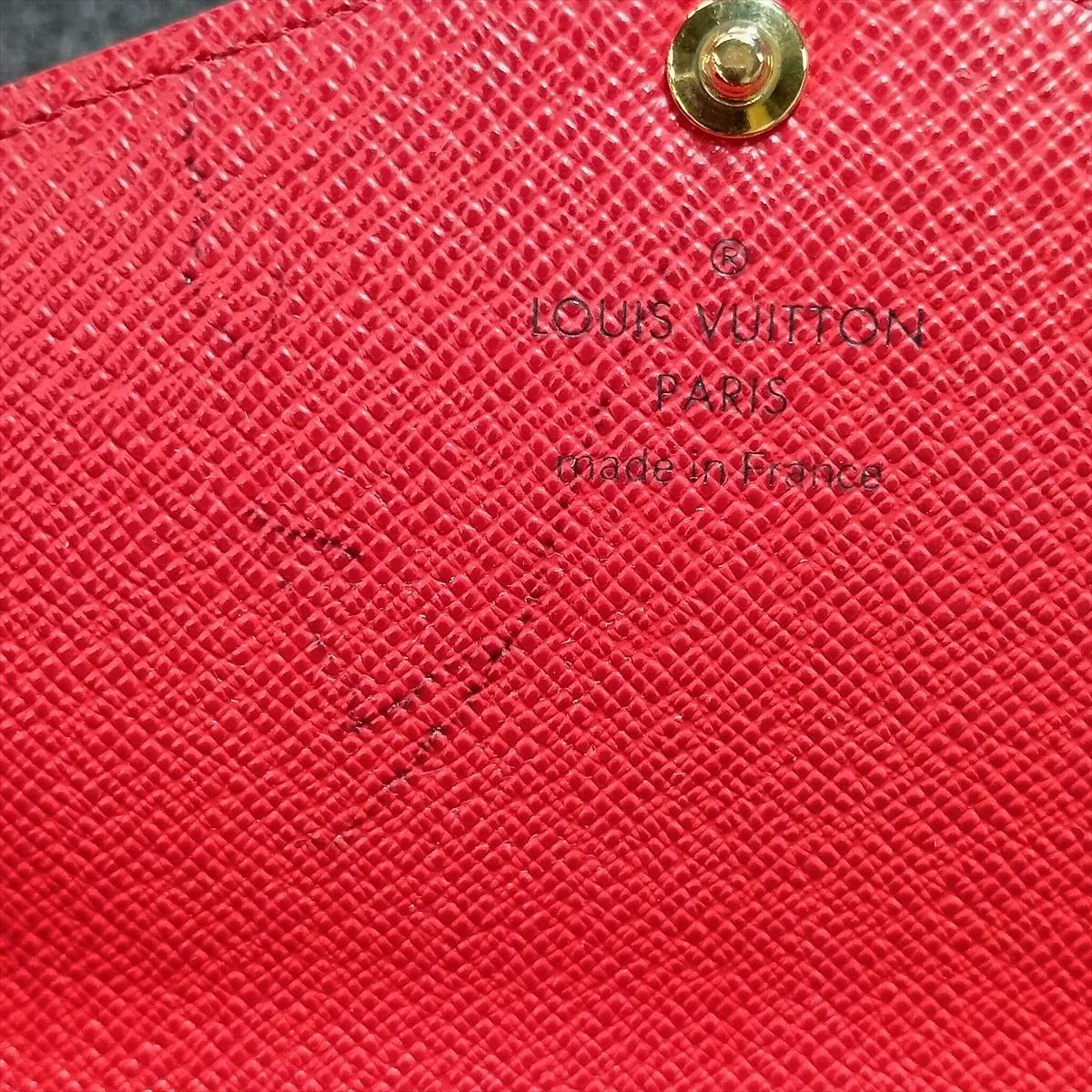 Monogram Portefeuille Sarah M62236 Coquelicot Long Wallet — view 12