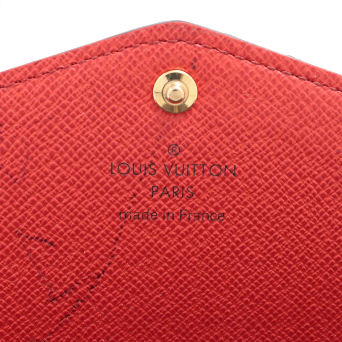 Monogram Portefeuille Sarah M62236 Coquelicot Long Wallet — view 9