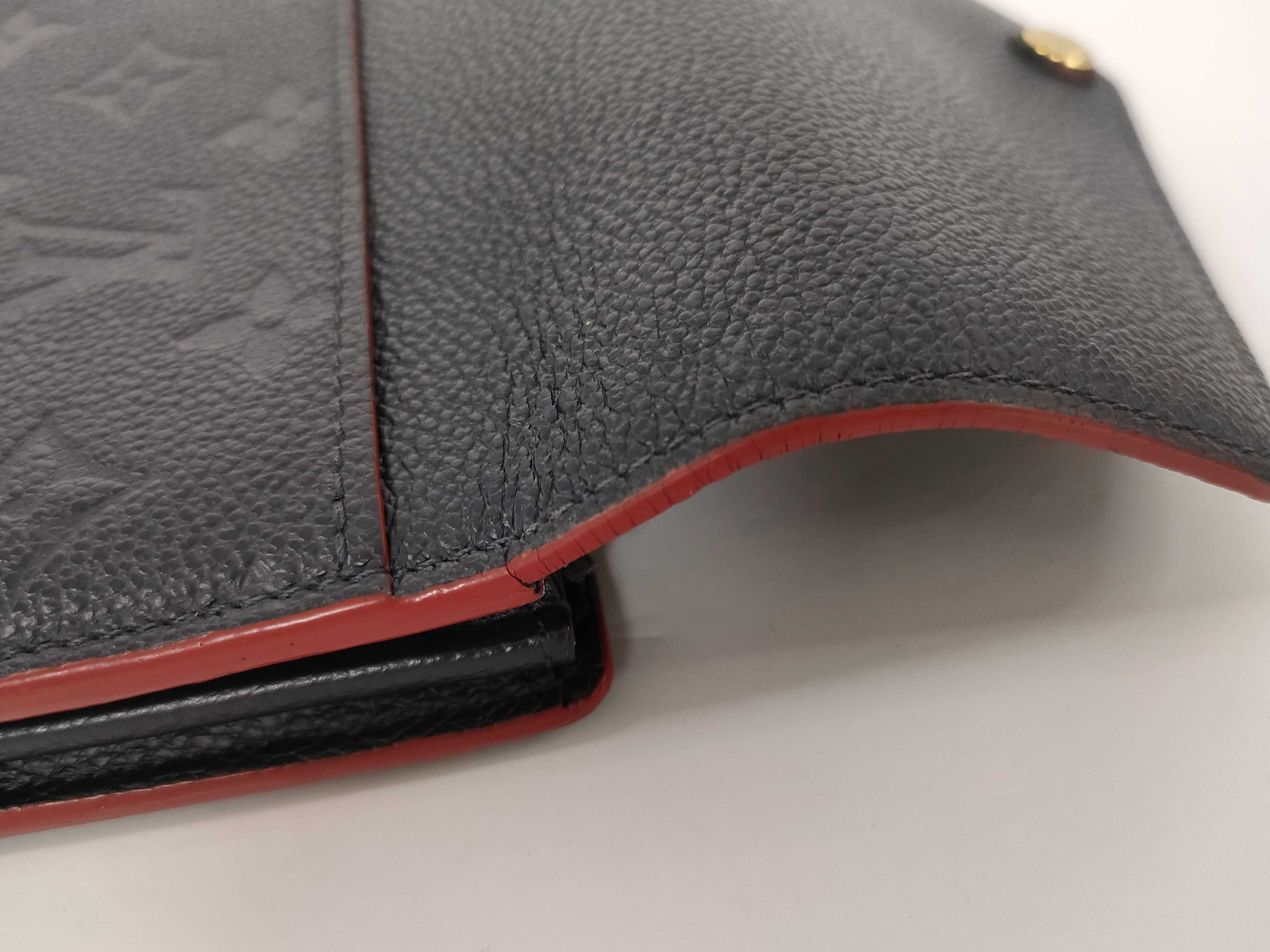 Monogram Empreinte Portefeuille Sarah Marine Rouge Wallet — view 15