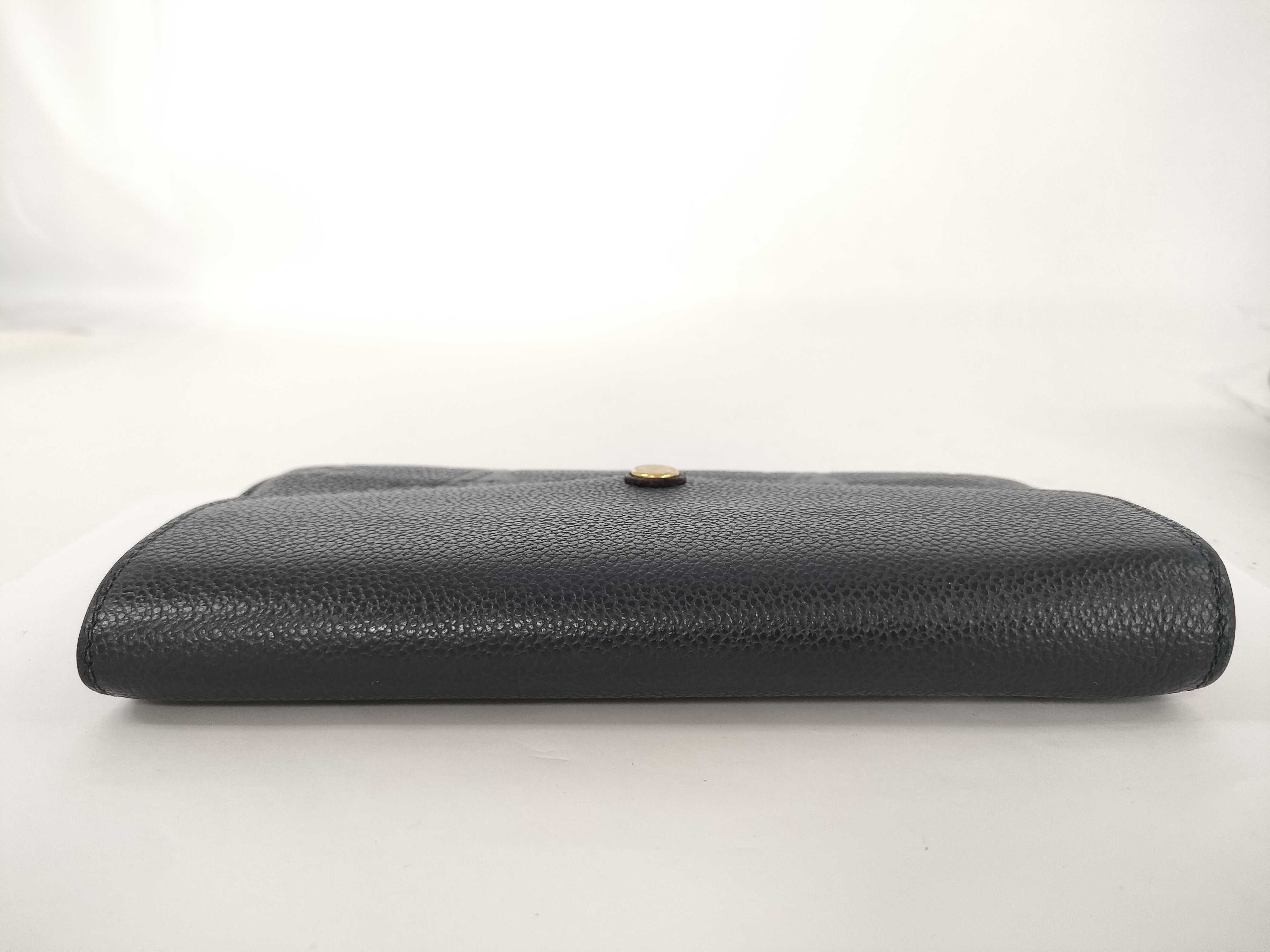 Monogram Empreinte Portefeuille Sarah Marine Rouge Wallet — view 5