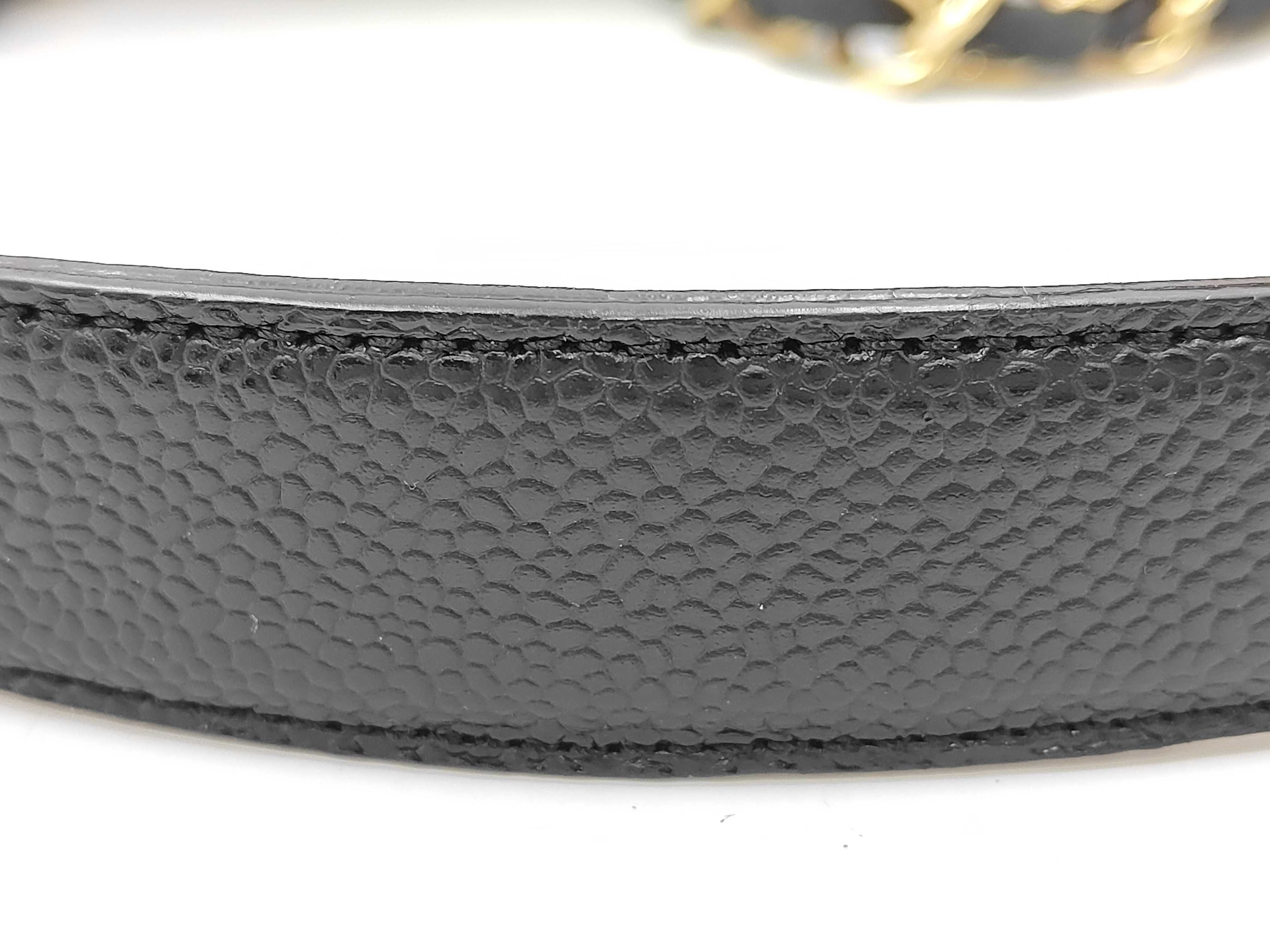 Caviar Skin Chain Tote Bag — view 4