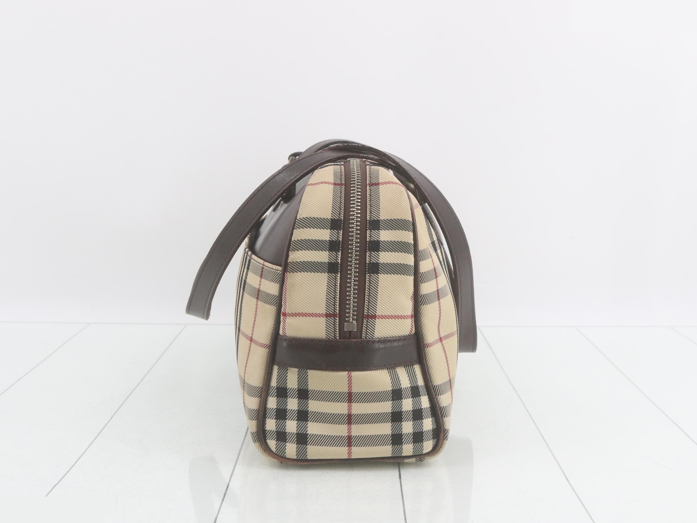 Nova Check Mini Boston Bag — view 3