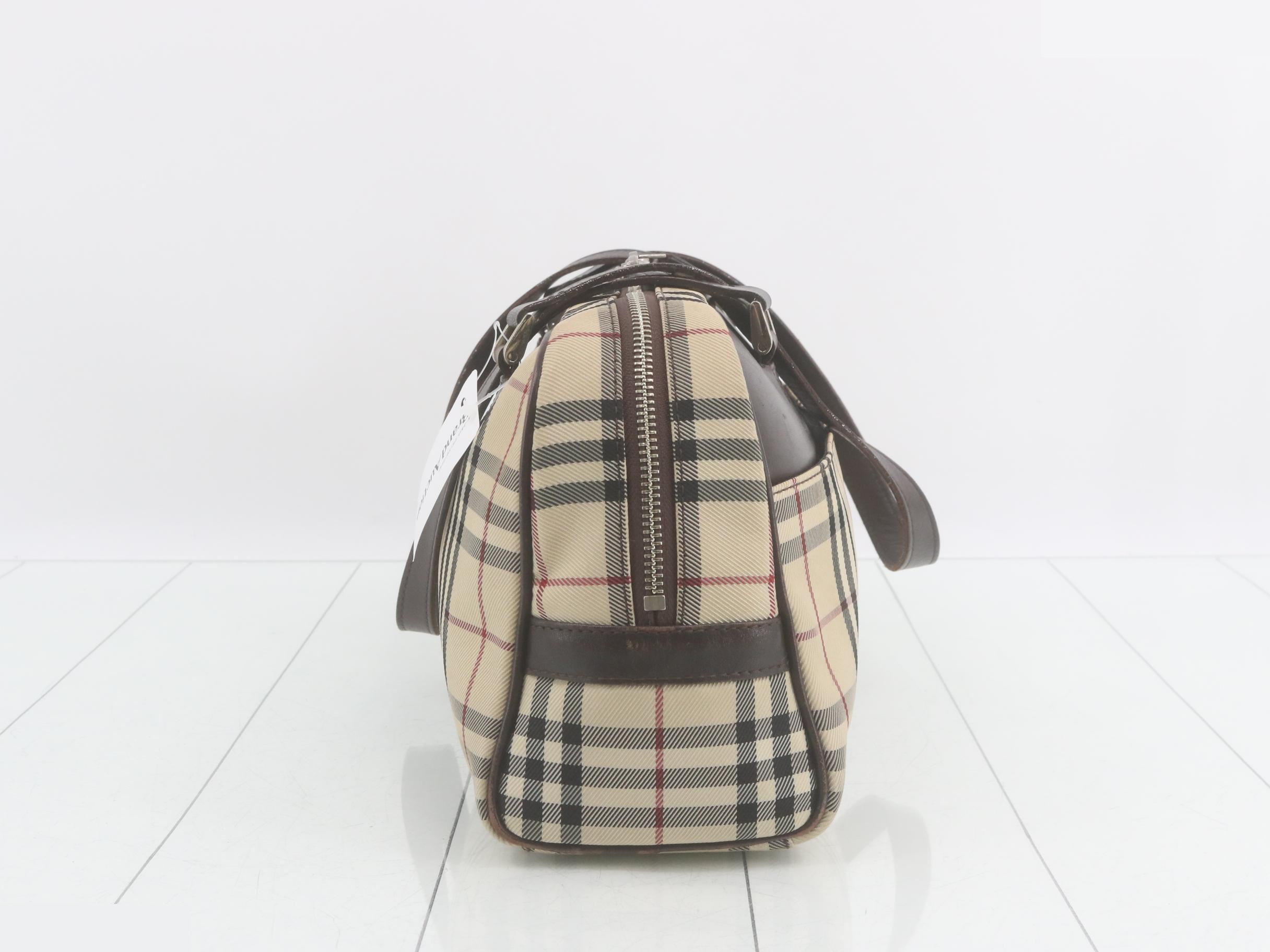 Nova Check Mini Boston Bag — view 4