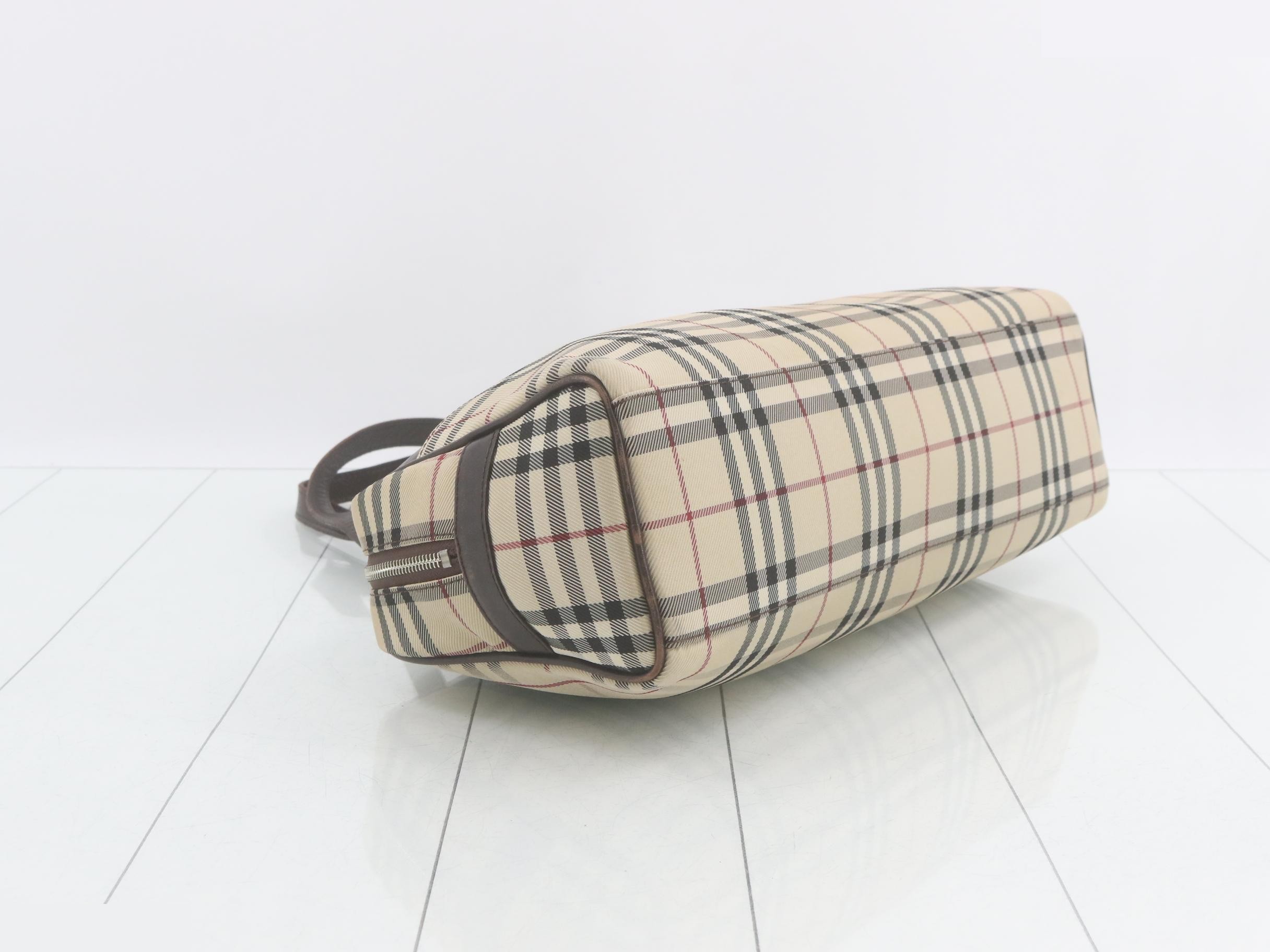 Nova Check Mini Boston Bag — view 5