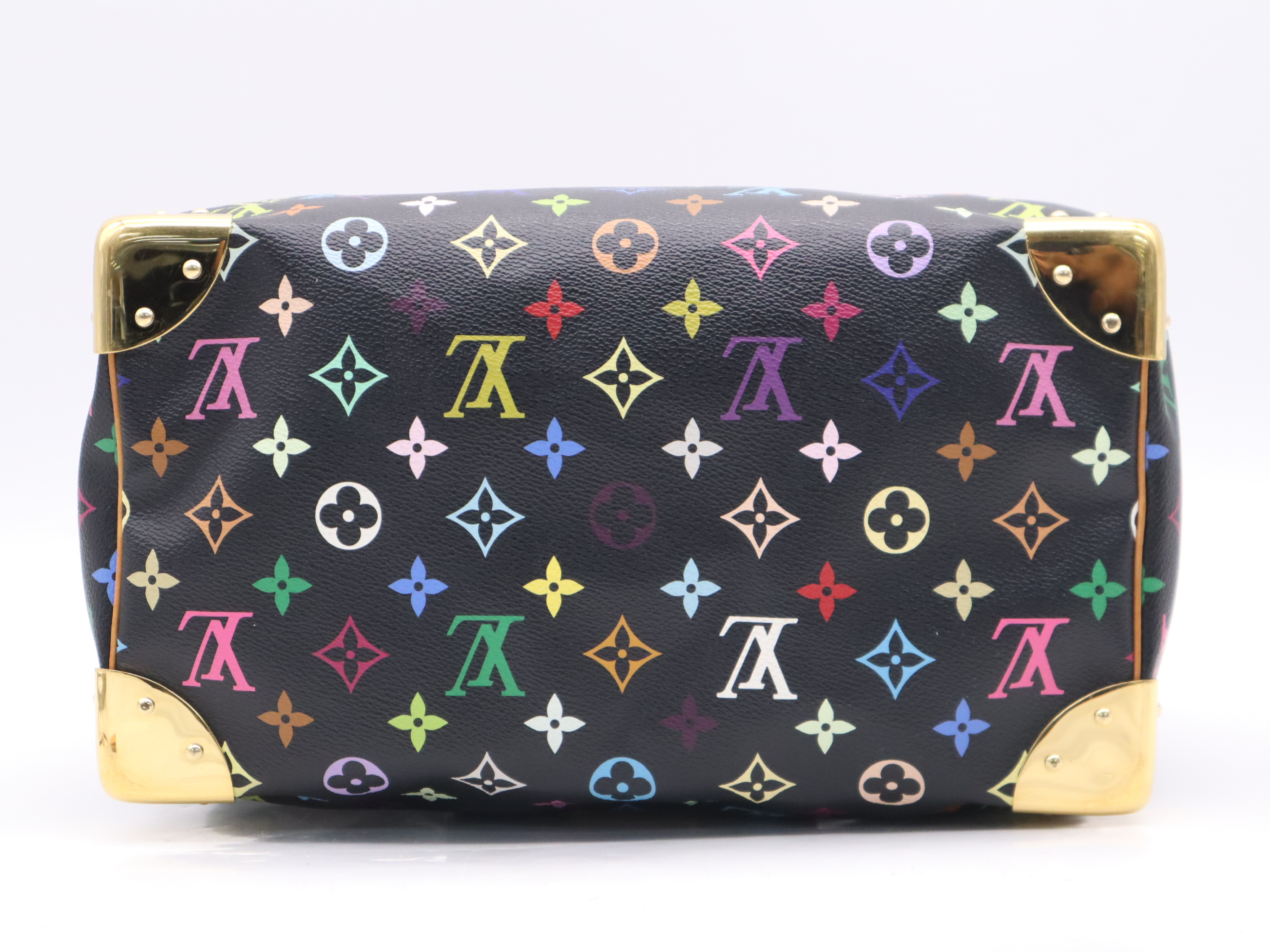 M92642 Multicolor Speedy 30 Noir Handbag with 2 Keys and Clochette — view 4