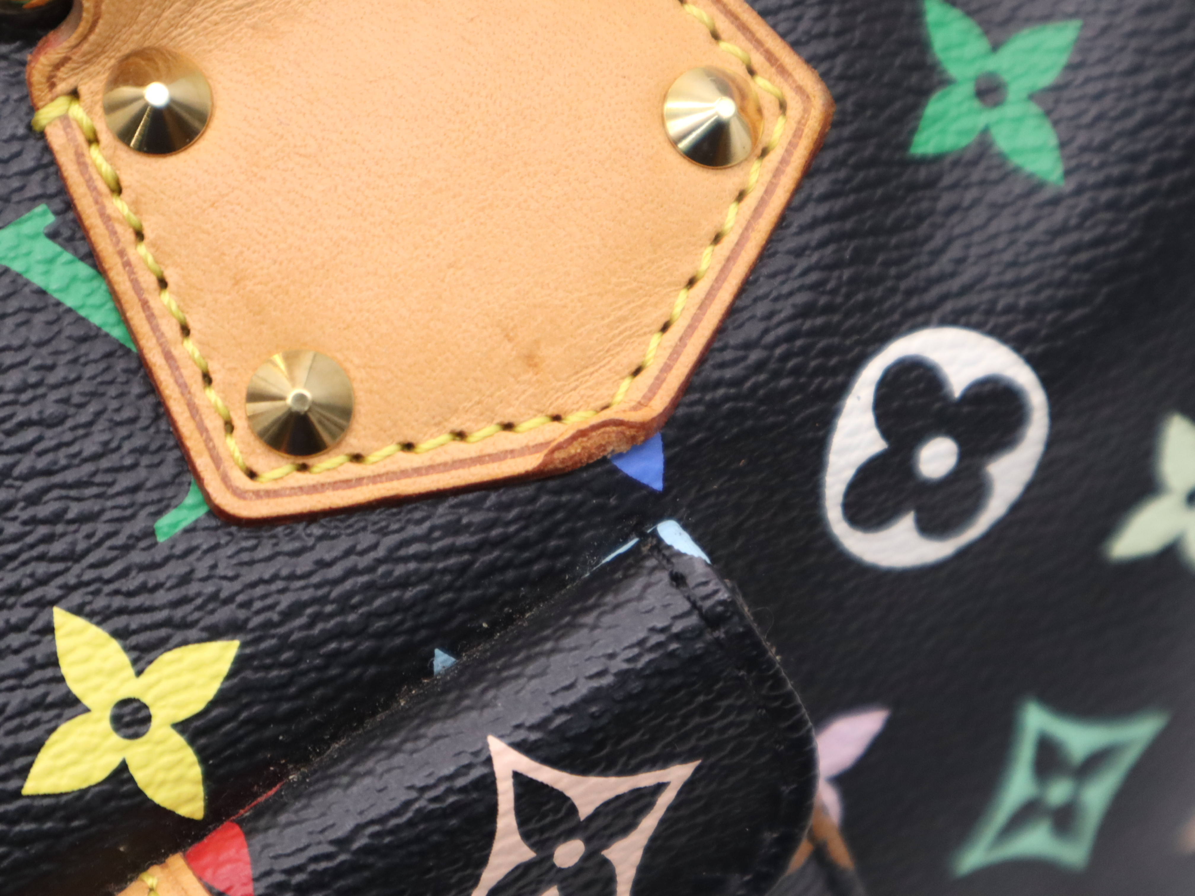 M92642 Multicolor Speedy 30 Noir Handbag with 2 Keys and Clochette — view 10