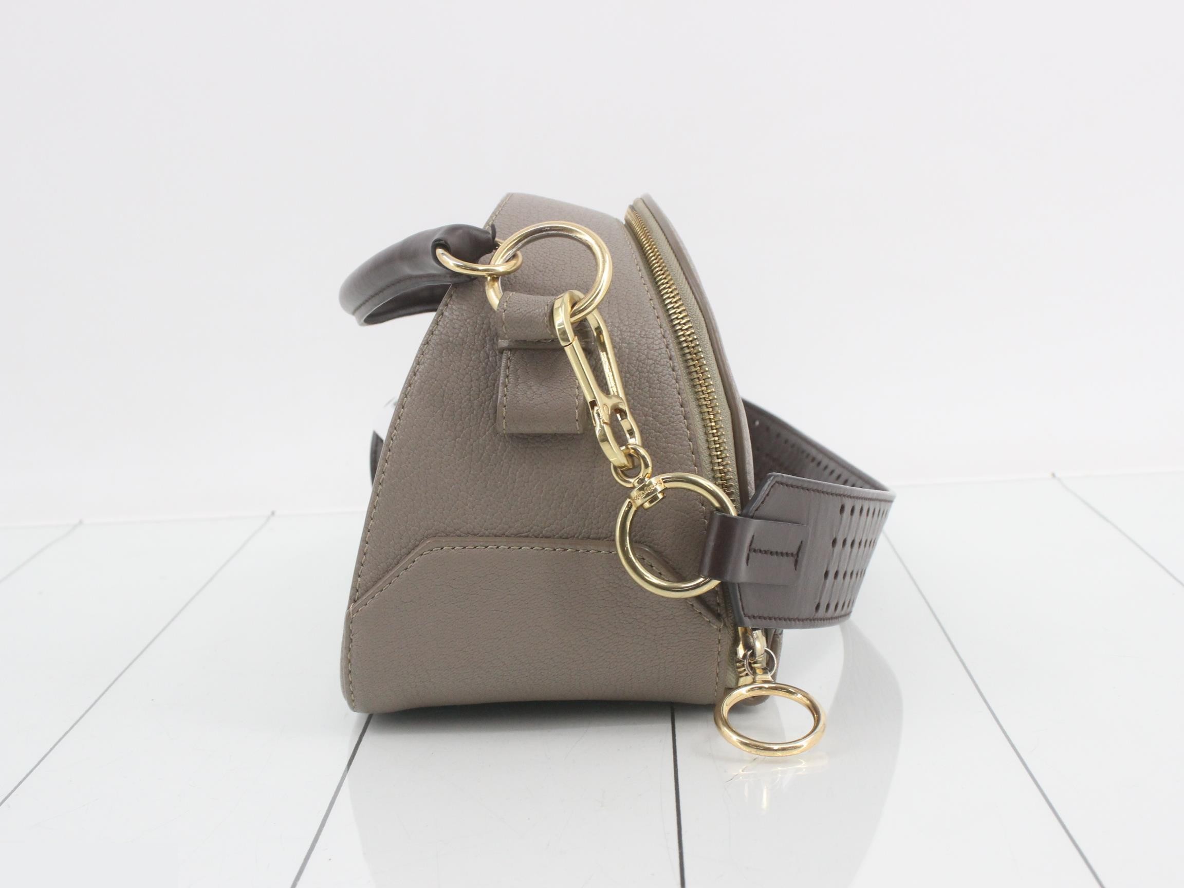 See by Chloé (Bag) - 2-Way Bag with Long Strap, Leather, Greige — view 4