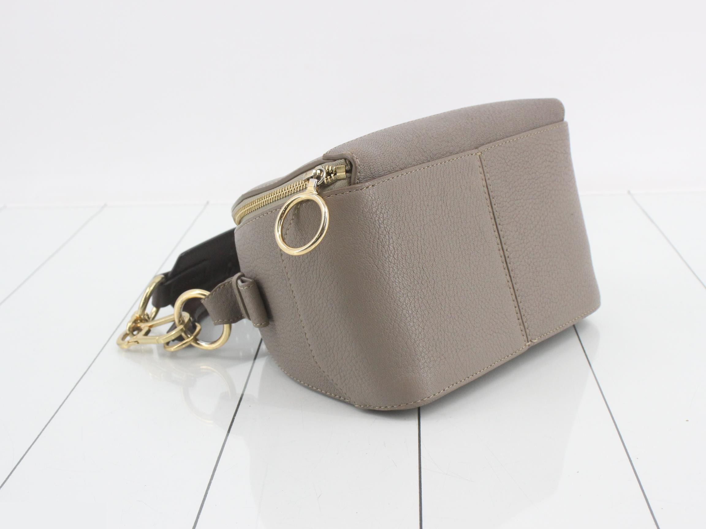 See by Chloé (Bag) - 2-Way Bag with Long Strap, Leather, Greige — view 5