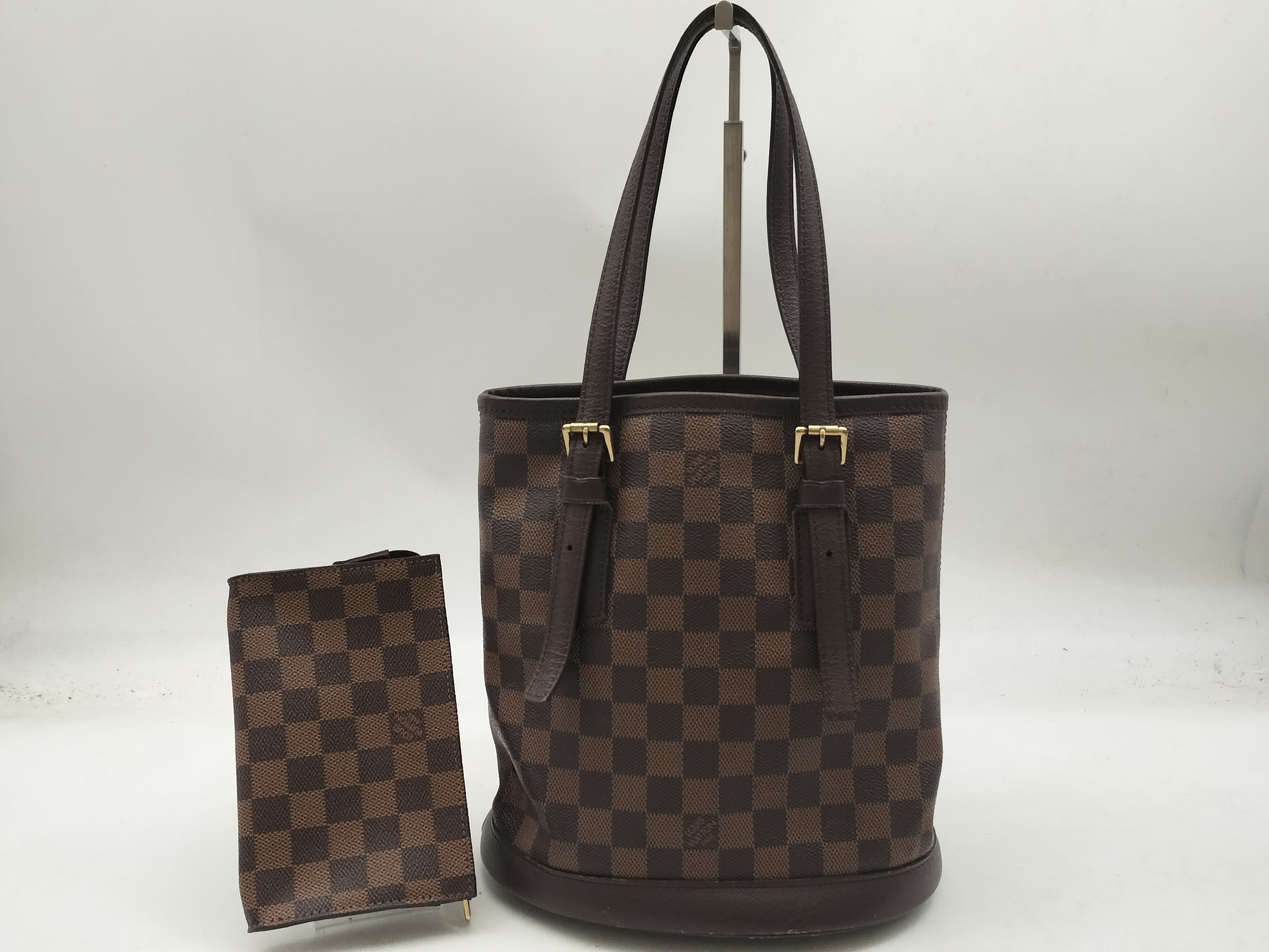 Damier Mare N42240 Tote Bag with Pouch
