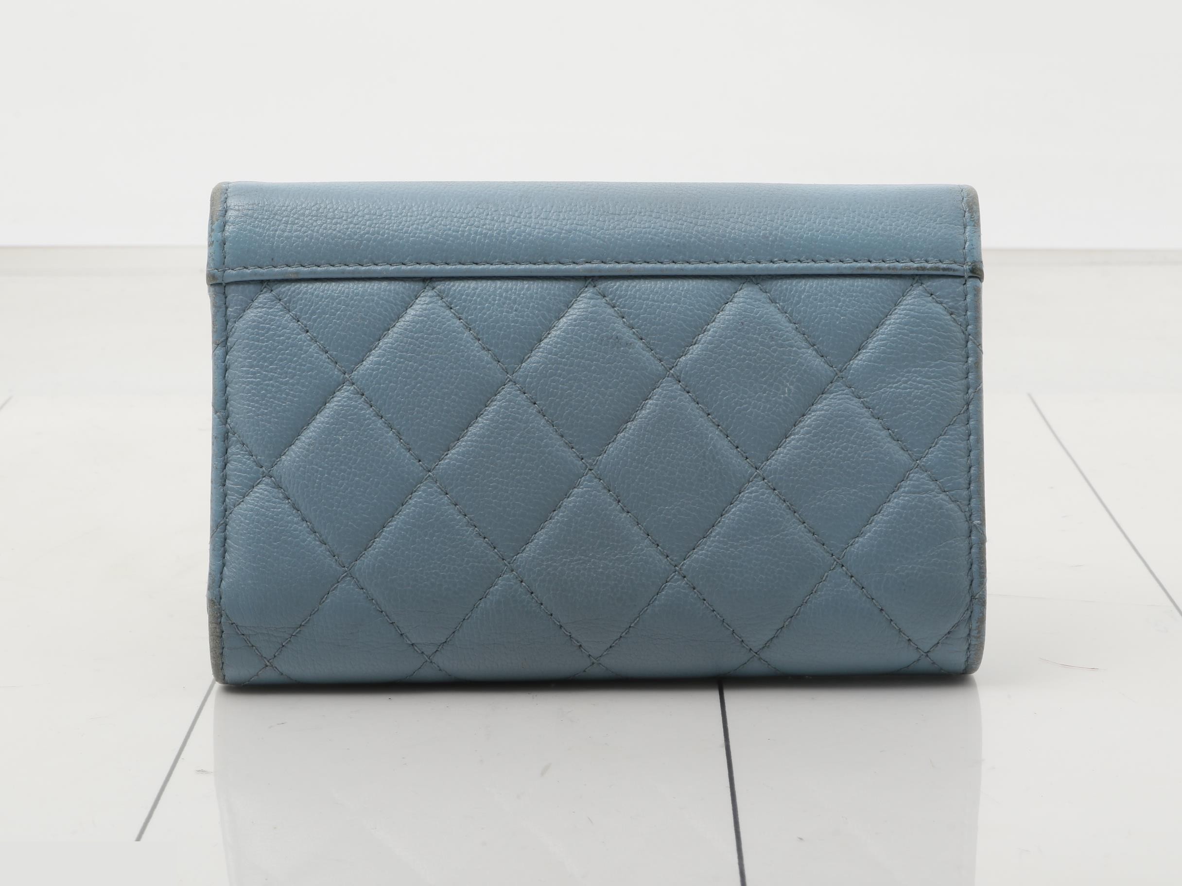 Half Coco Flap Wallet, Tri-fold Leather — view 2
