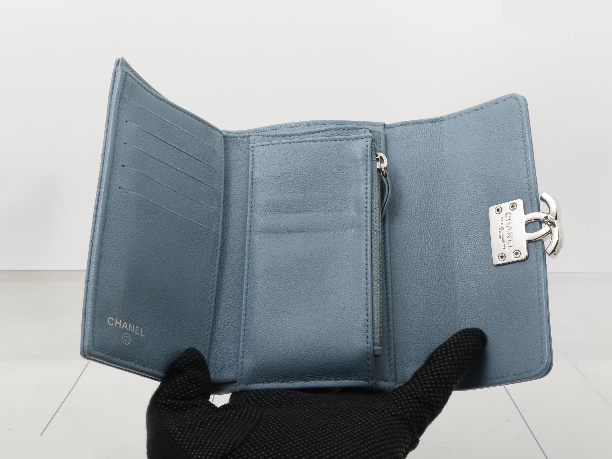 Half Coco Flap Wallet, Tri-fold Leather — view 4