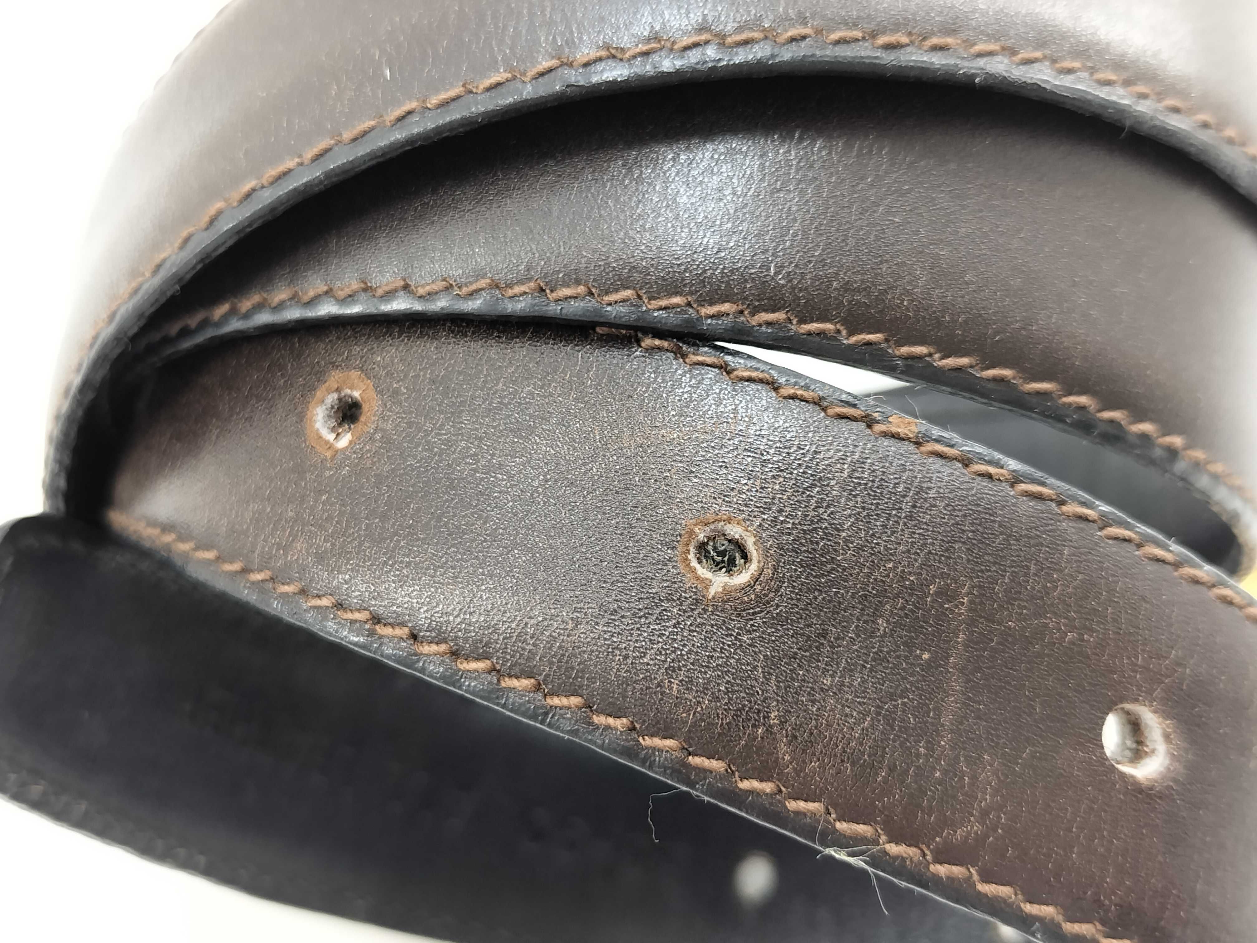 Anagram Leather Belt — view 9