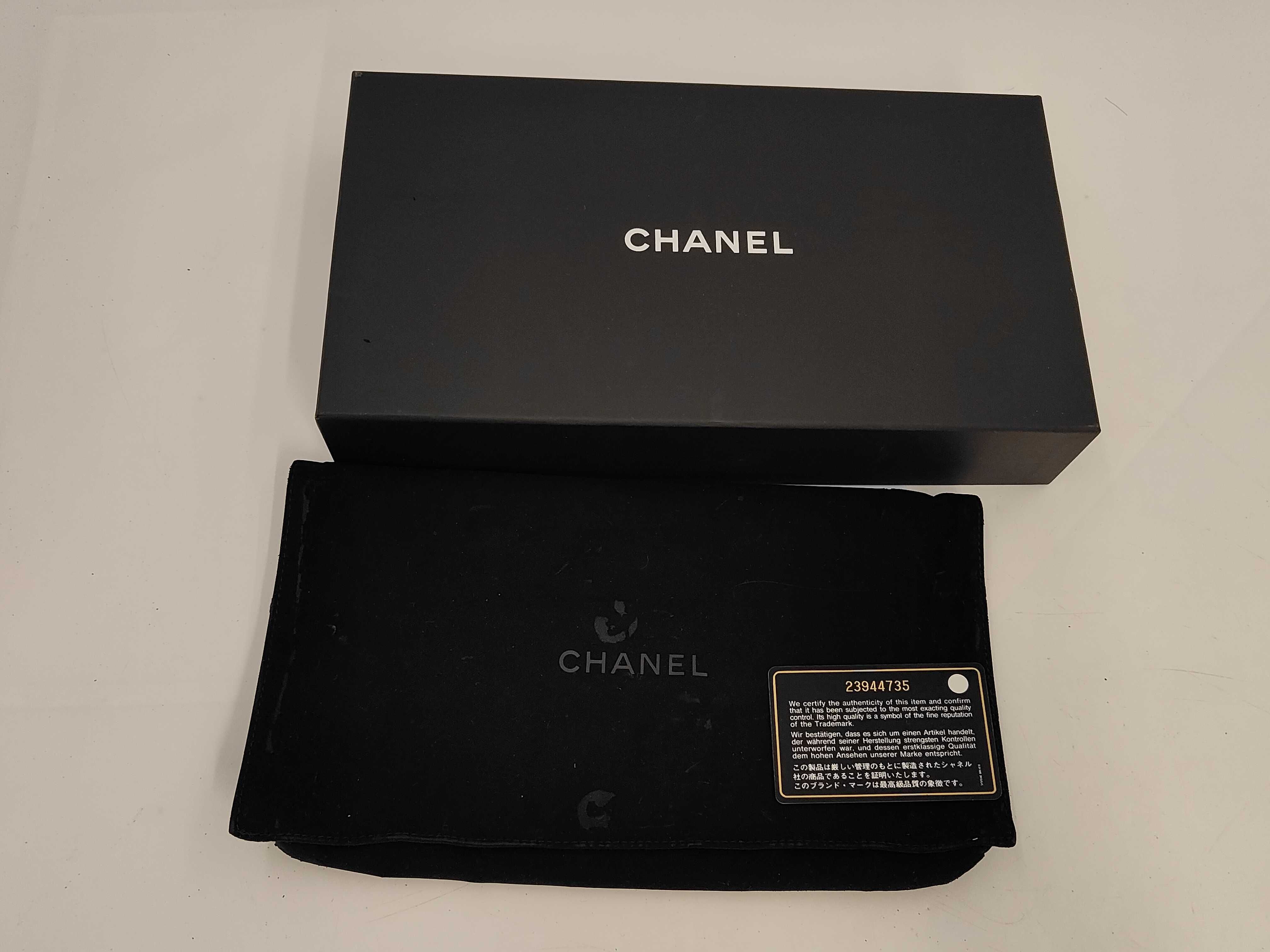 Long Wallet Mademoiselle Round Zipper Navy Wallet — view 10