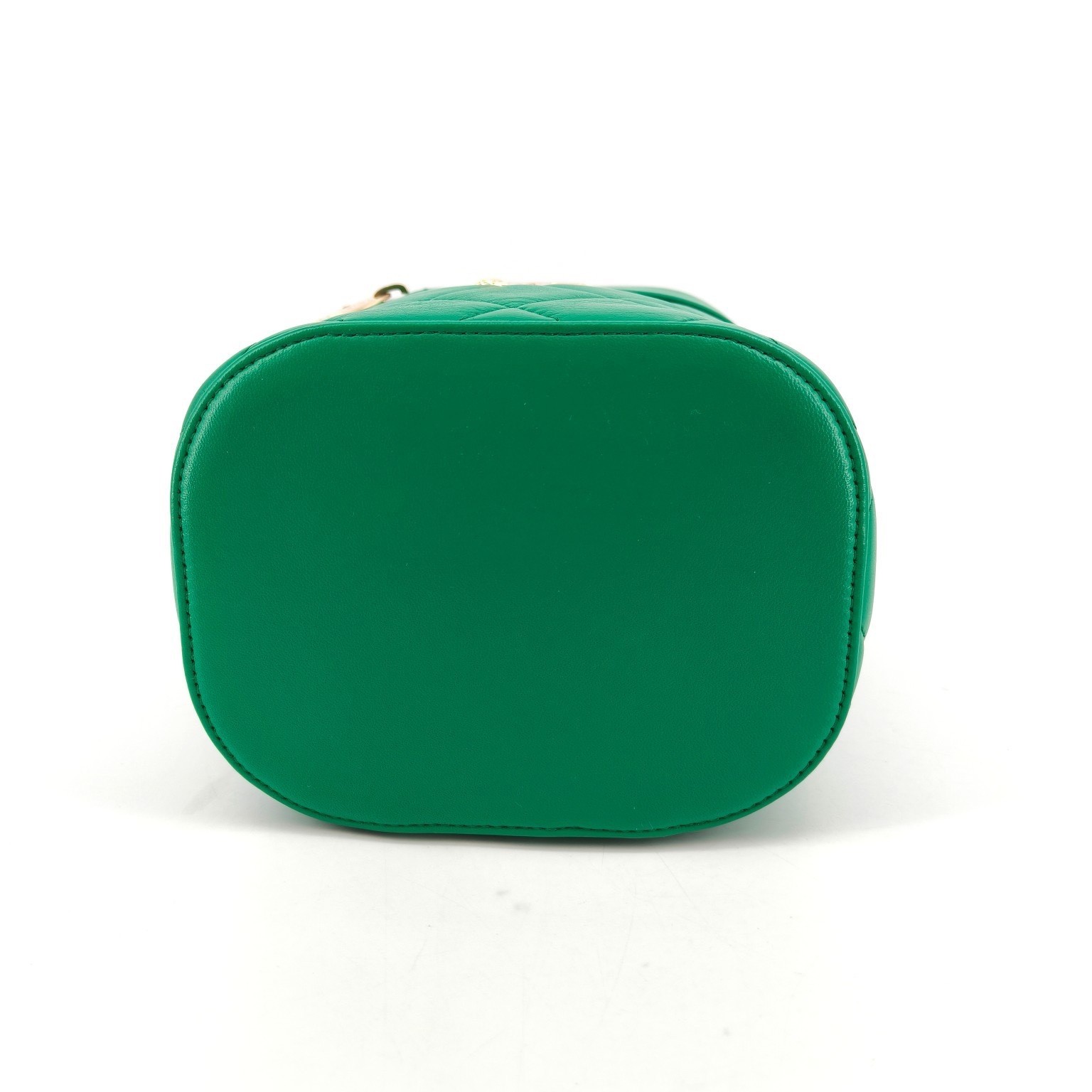 Green Lambskin Top Handle Vanity Bag — view 4