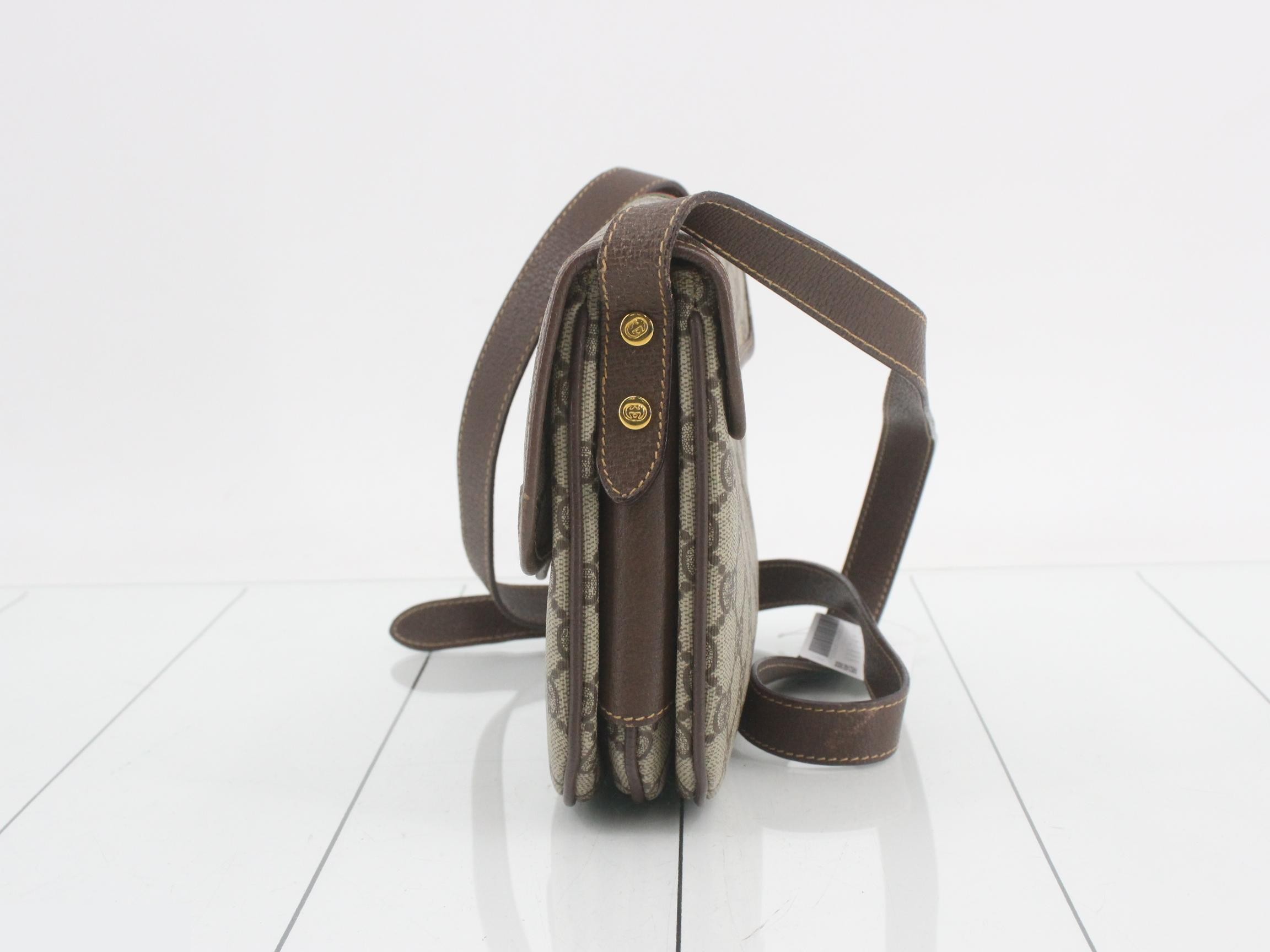 GG Supreme Sherry Line Shoulder Bag — view 3