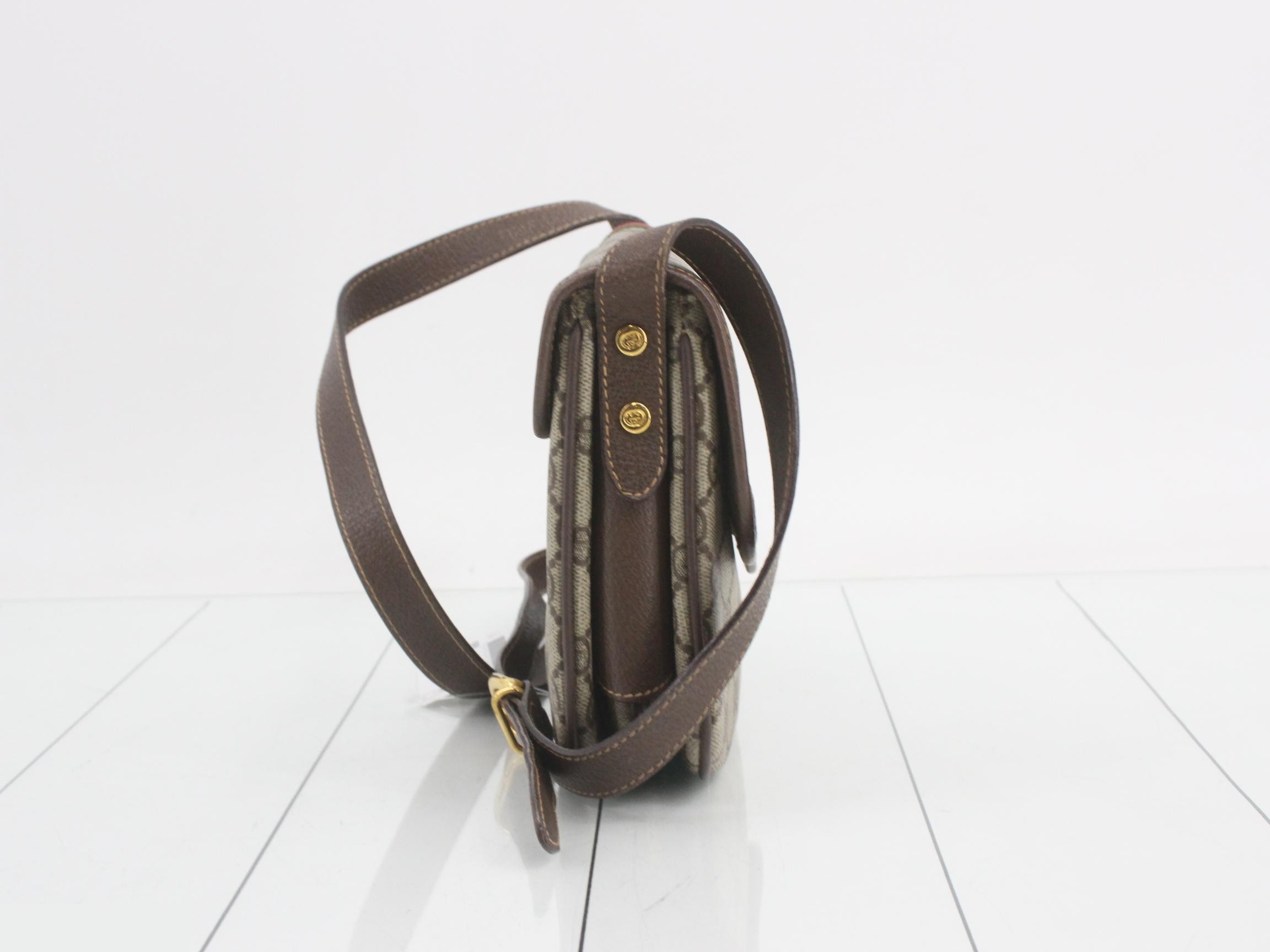 GG Supreme Sherry Line Shoulder Bag — view 4