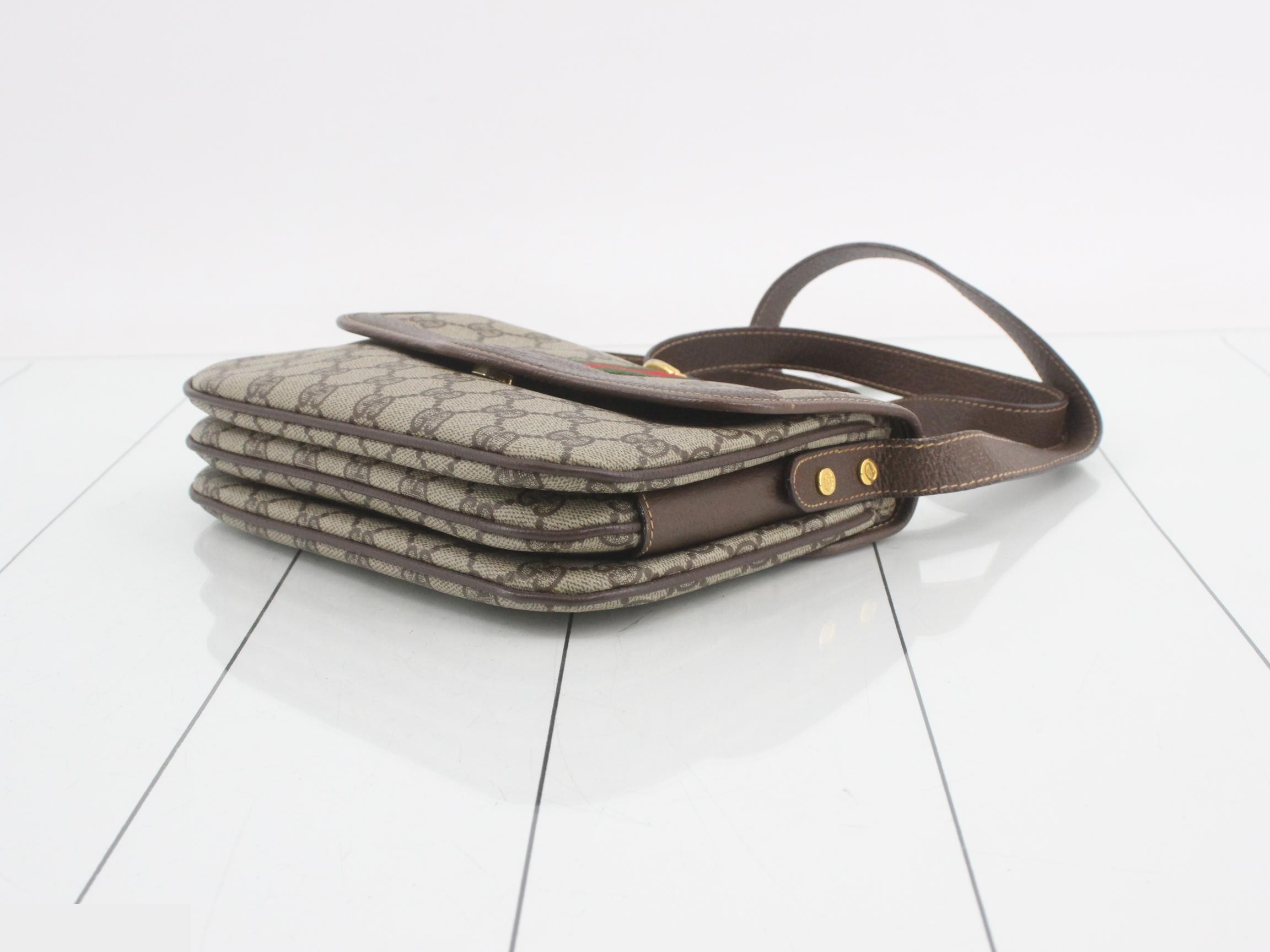 GG Supreme Sherry Line Shoulder Bag — view 6