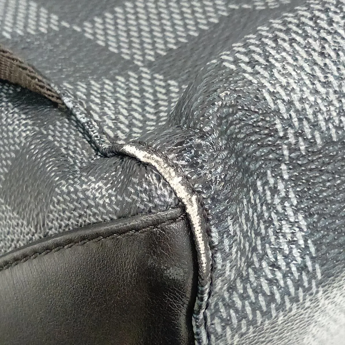 Damier Graphite Giant Canvas Backpack N50009 Black (RFID detected) — view 14