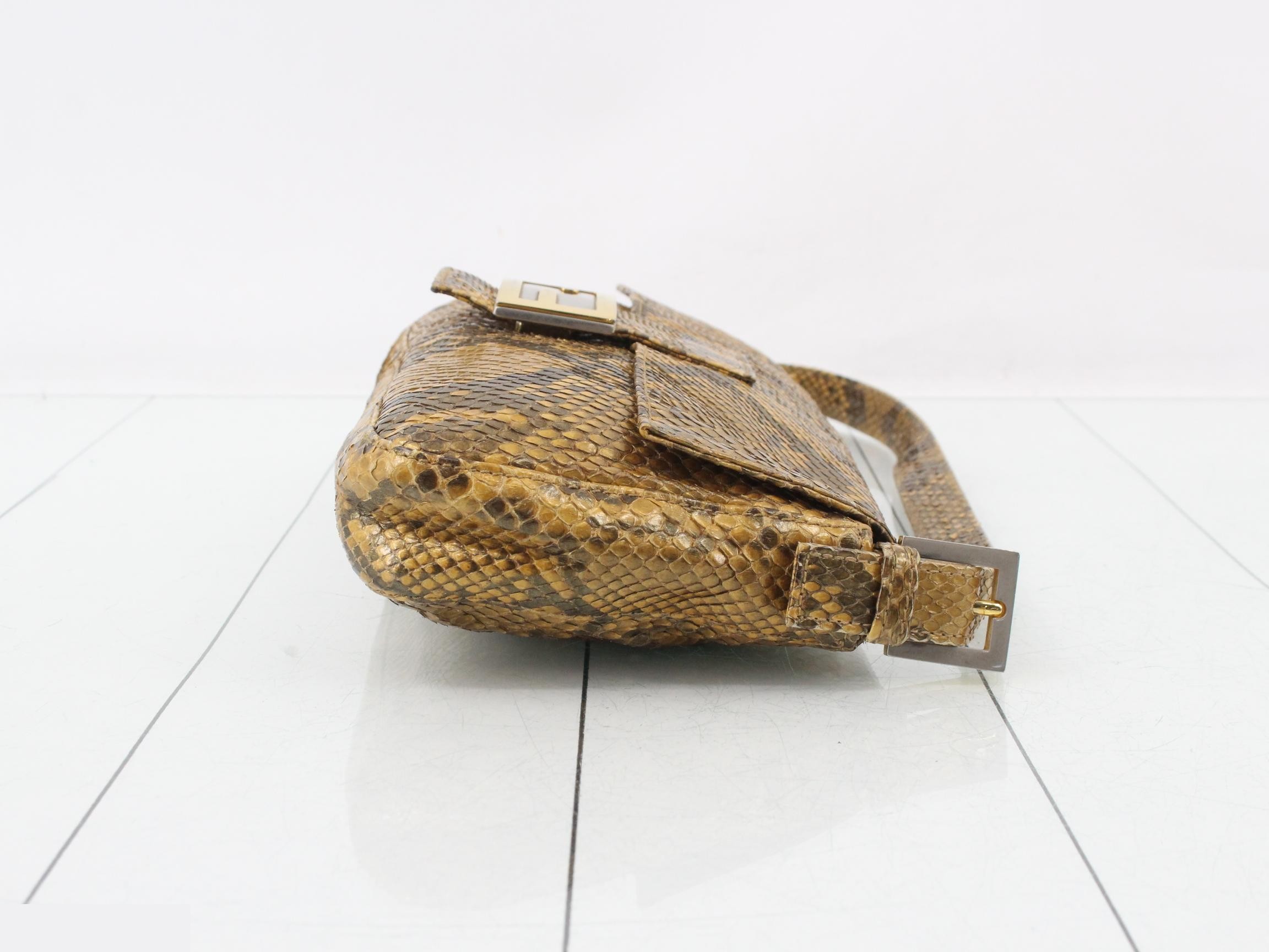 Mamma Bucket Python One-Shoulder Bag — view 3