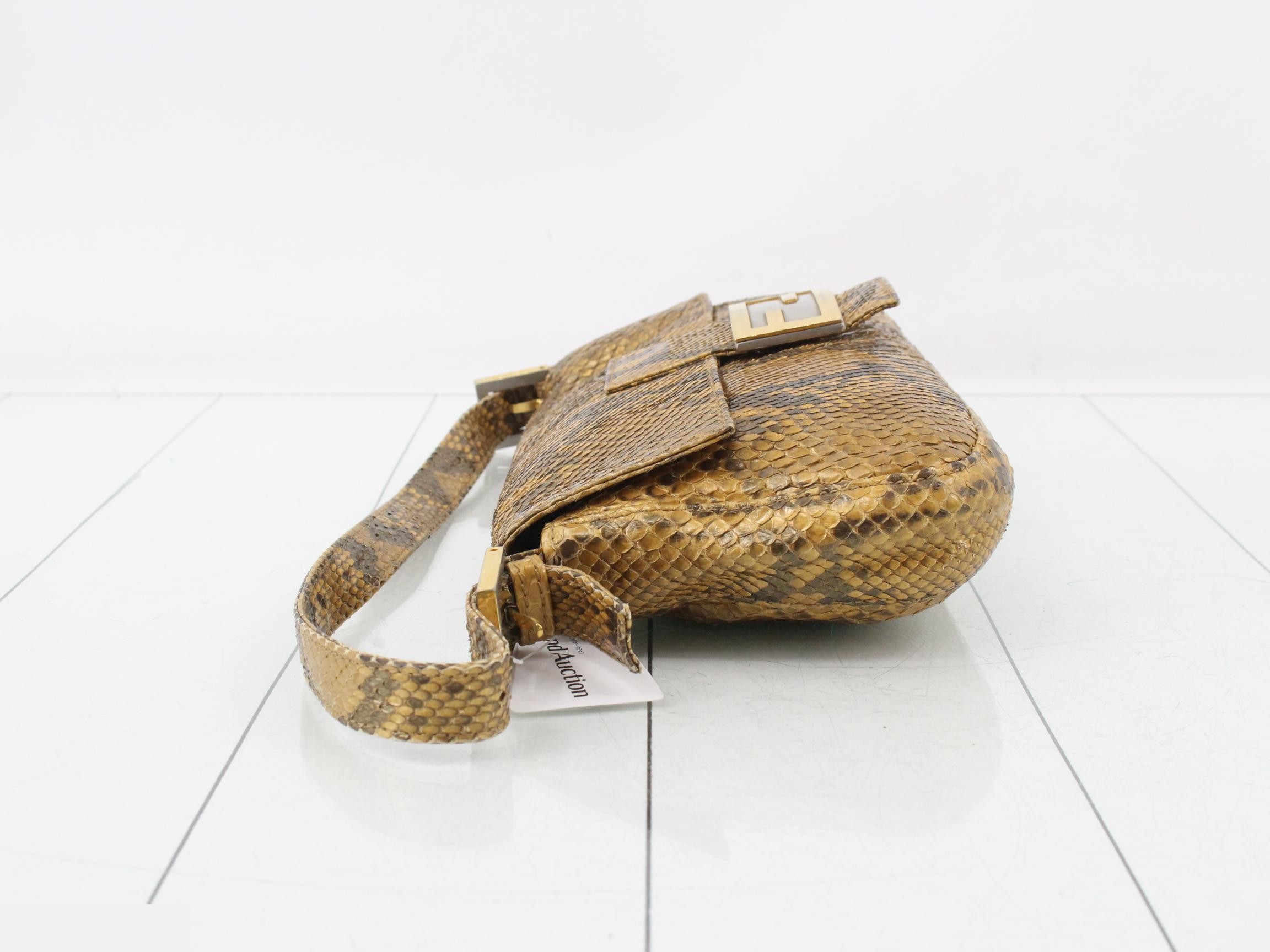 Mamma Bucket Python One-Shoulder Bag — view 4