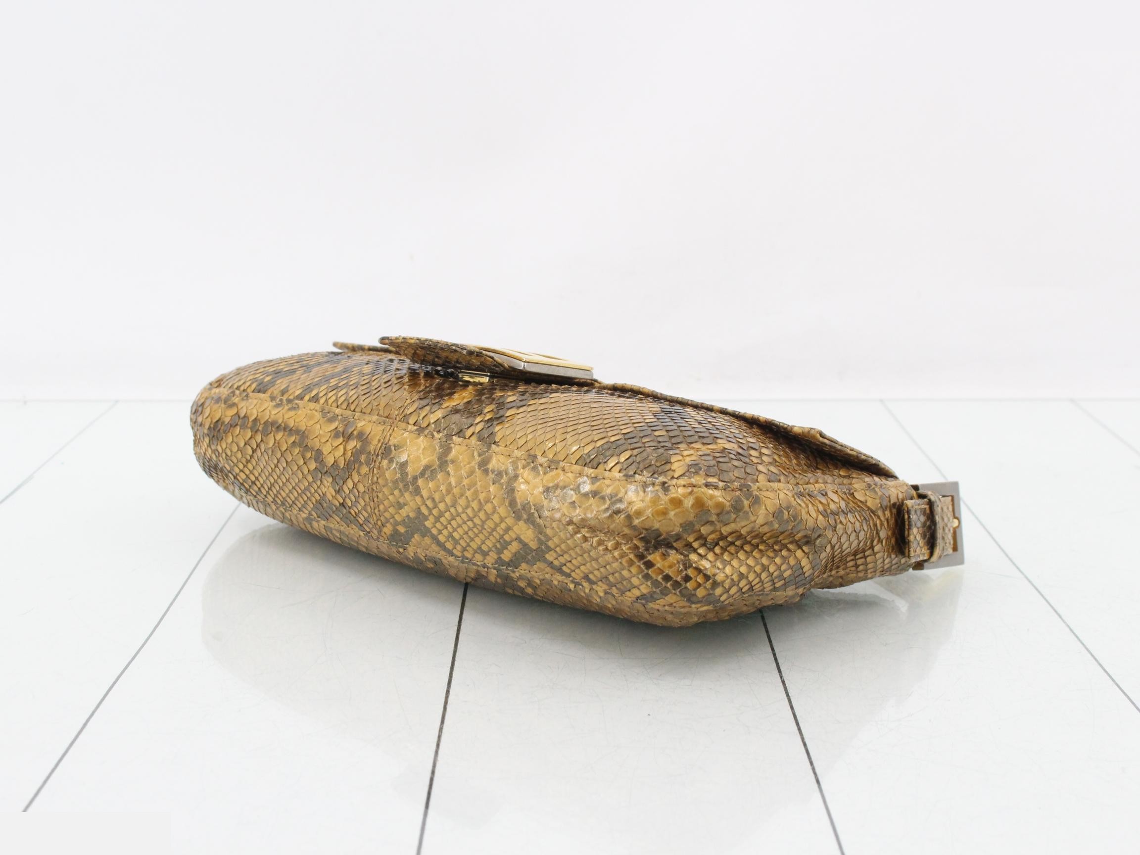 Mamma Bucket Python One-Shoulder Bag — view 6