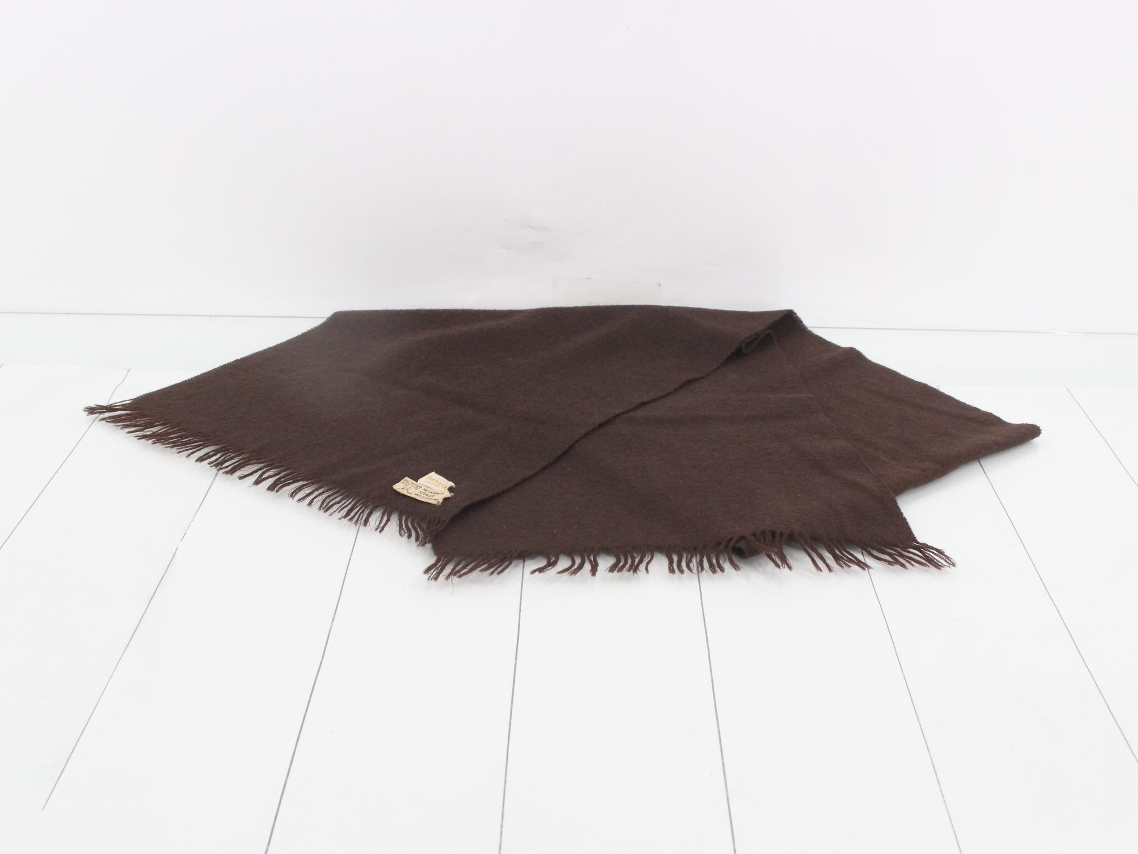 Scarf - Brown, 70% Cashmere, 30% Wool — view 2