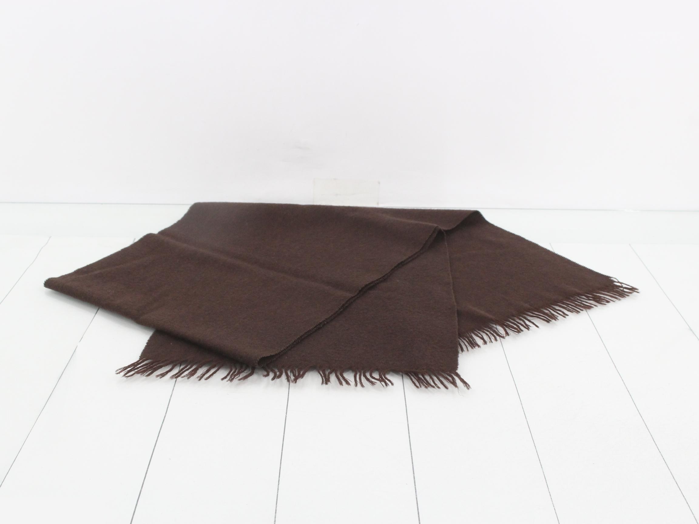 Scarf - Brown, 70% Cashmere, 30% Wool — view 3